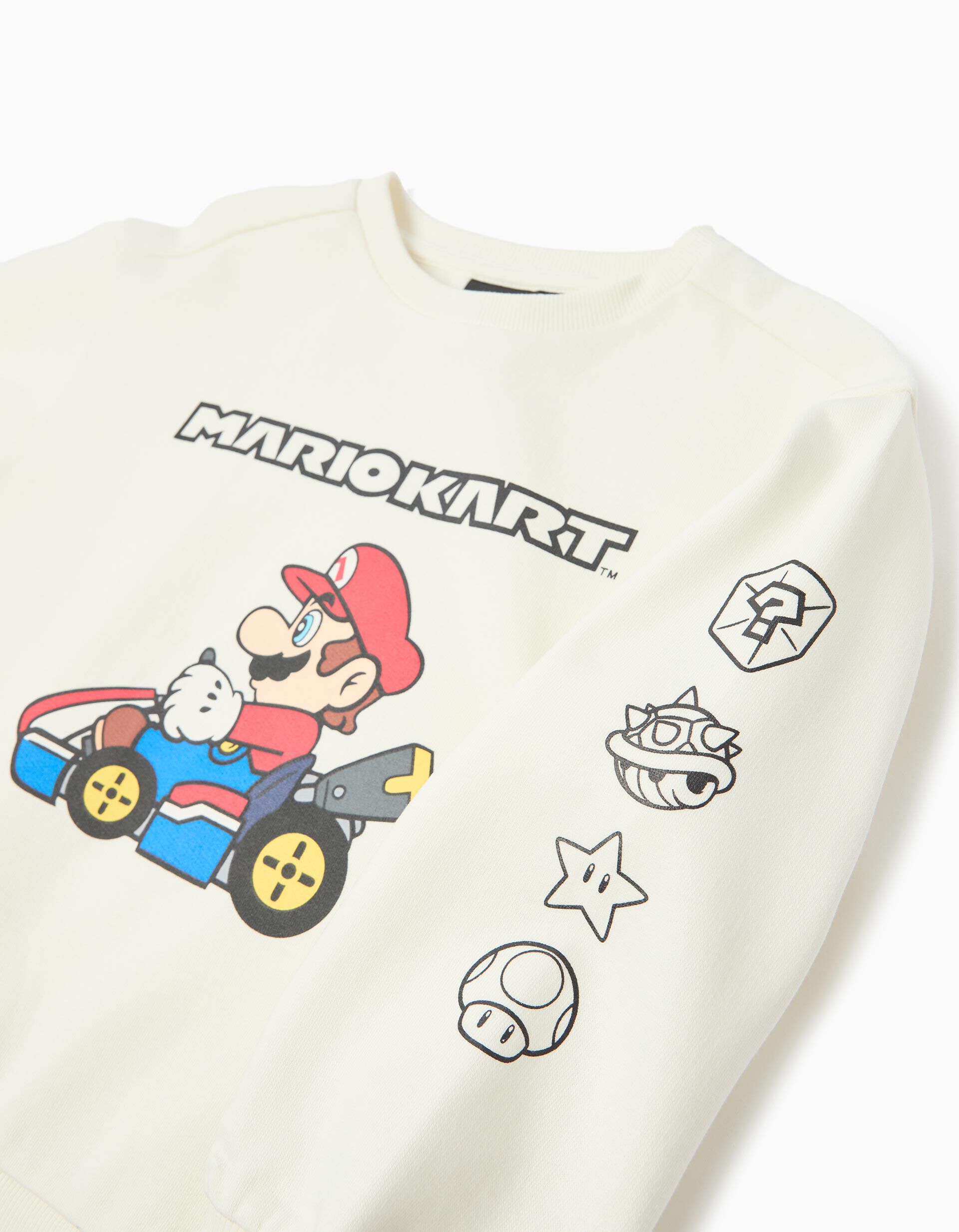 Comprar Online Sweatshirt 'Super Mario', Menino, Branco