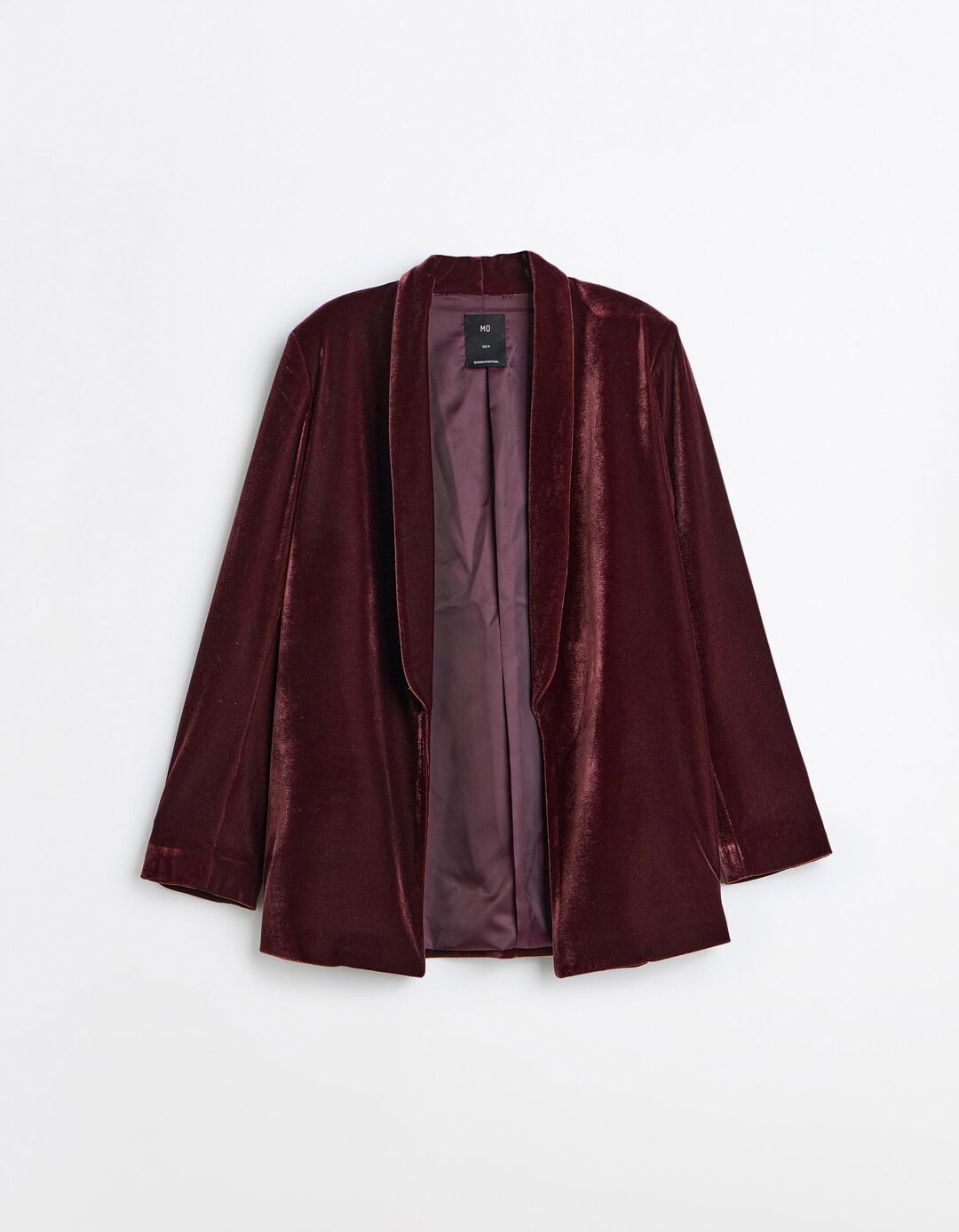 Blazer Em Veludo, Mulher, Roxo Escuro