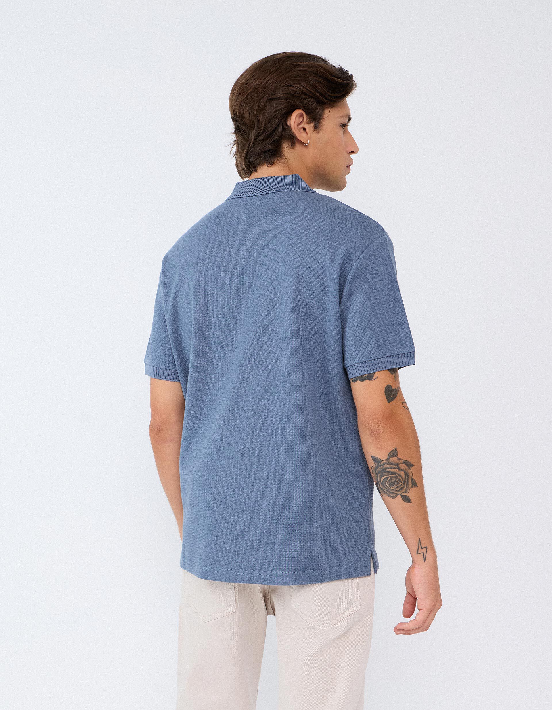 Comprar Online Polo Manga Curta, Homem, Azul