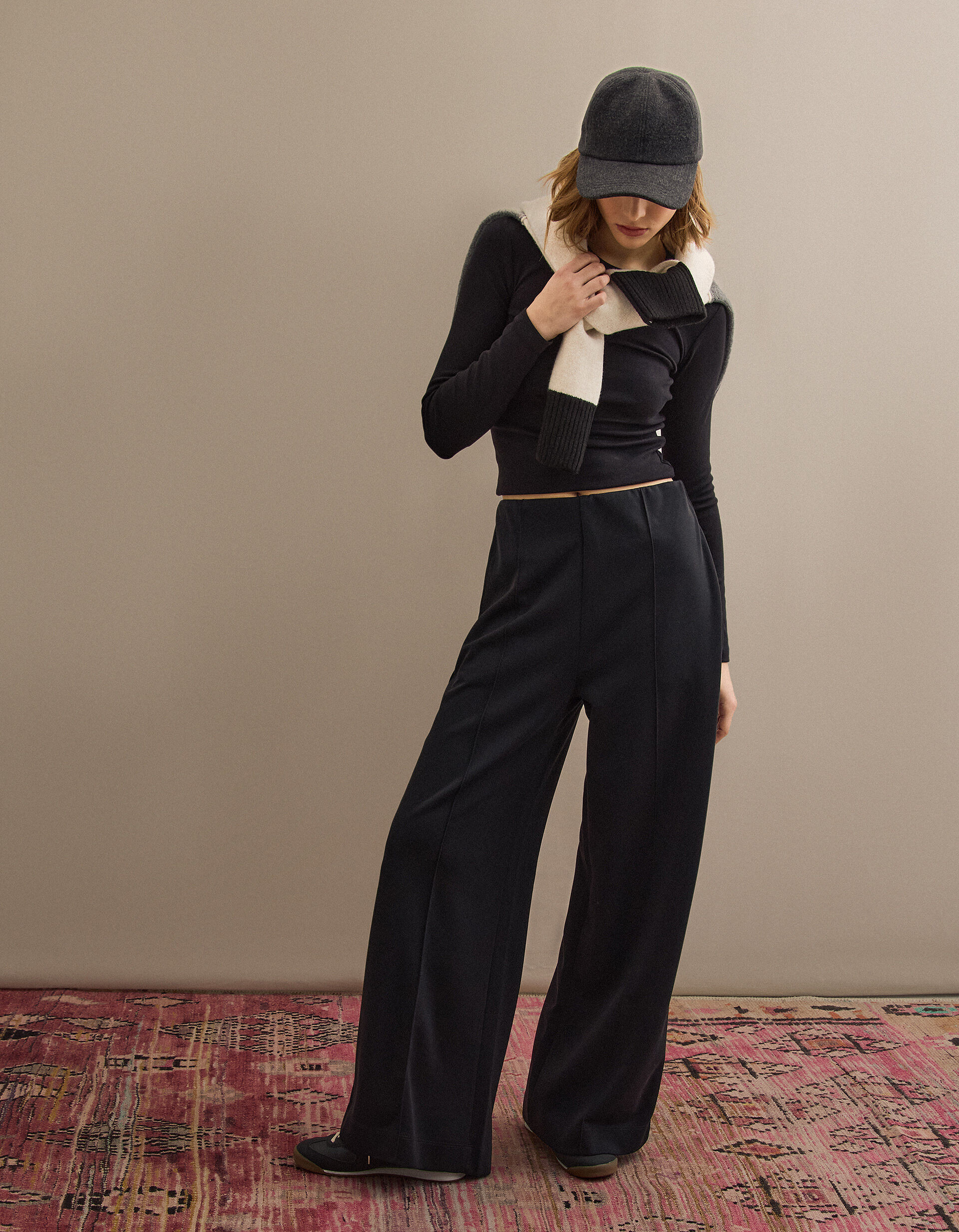 Comprar Online Cal&ccedil;as Wide Leg, Mulher, Preto