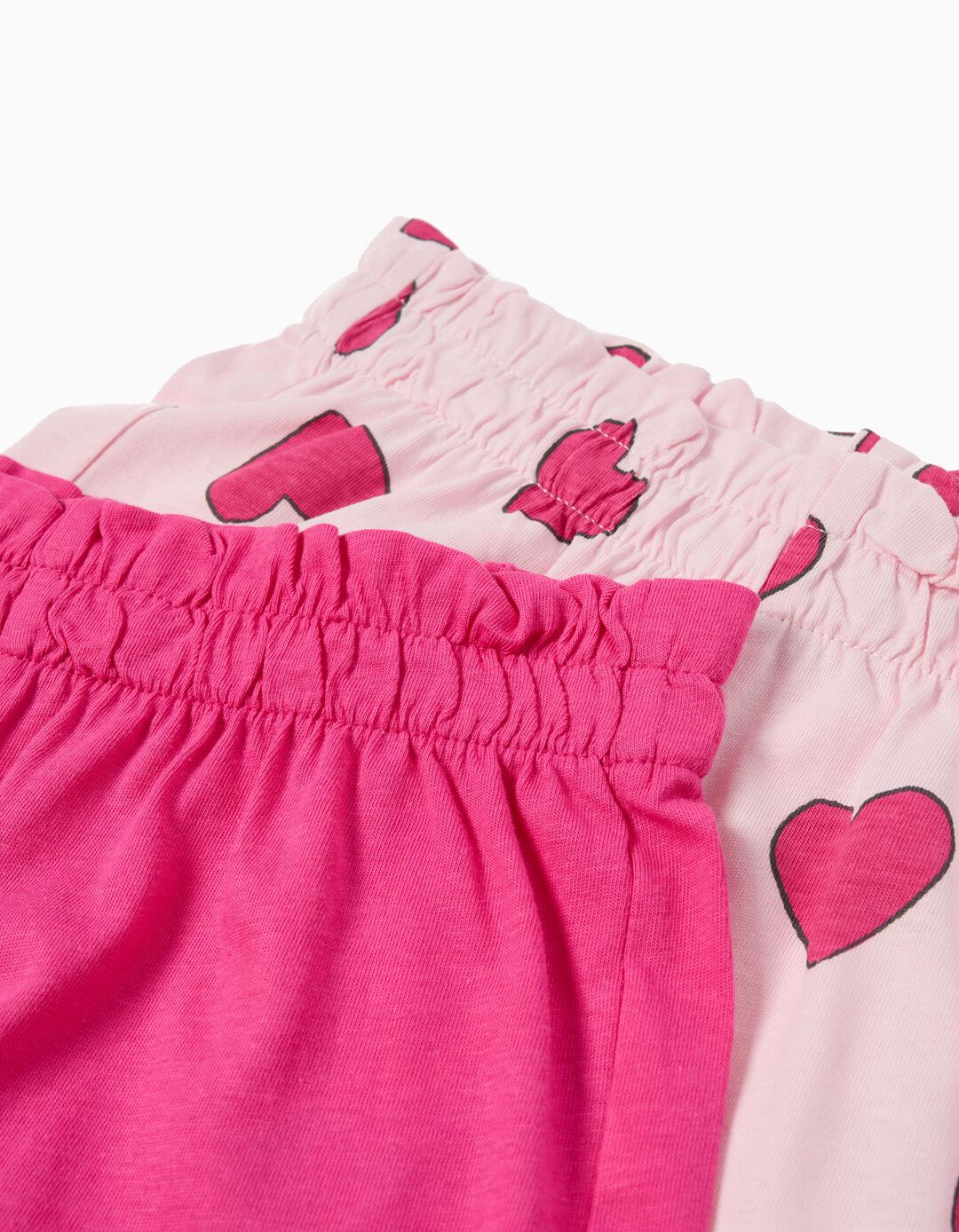 Pack 2 Calções, Menina, Rosa Escuro 