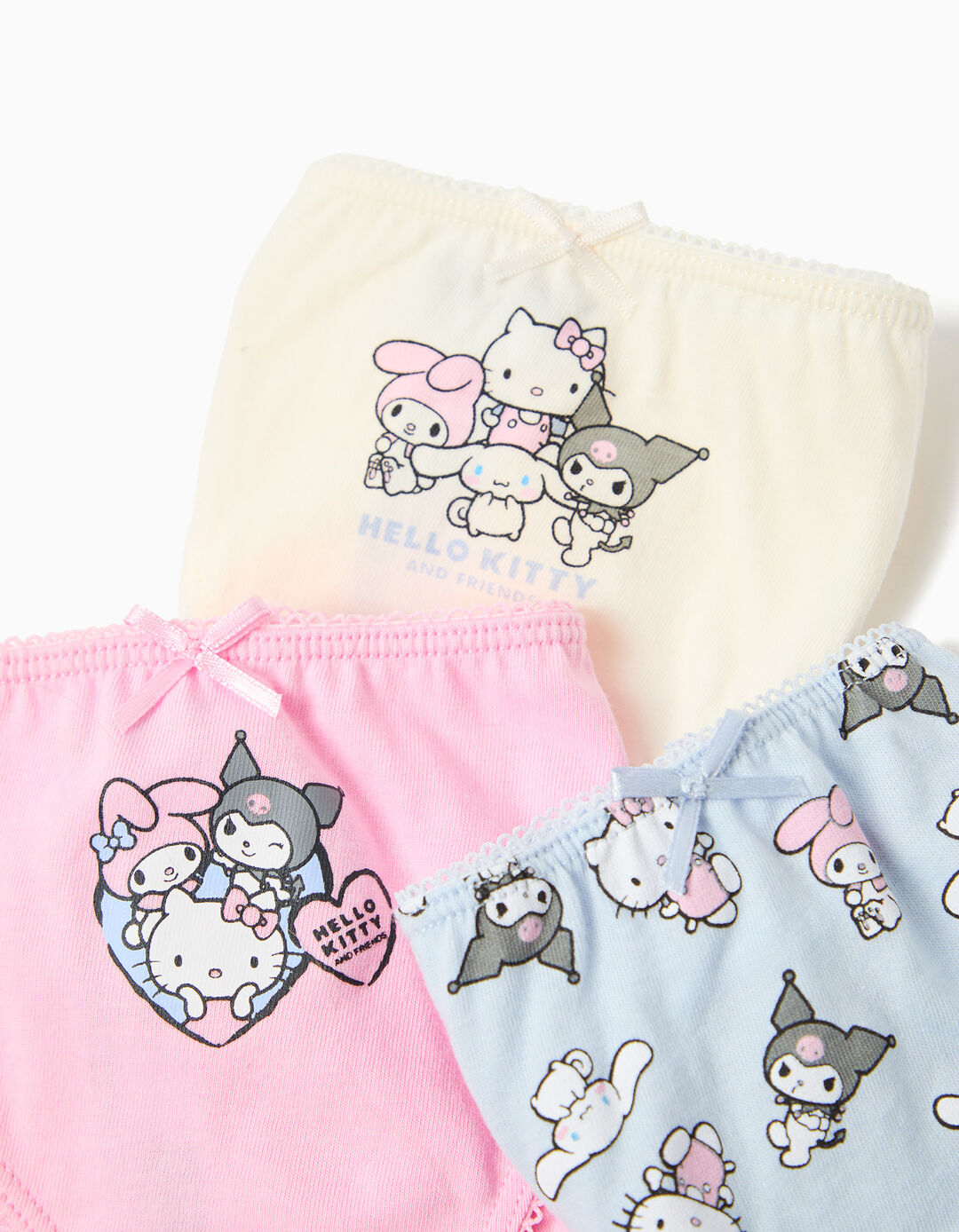 Pack 3 Cuecas 'Hello Kitty', Menina, Multicor