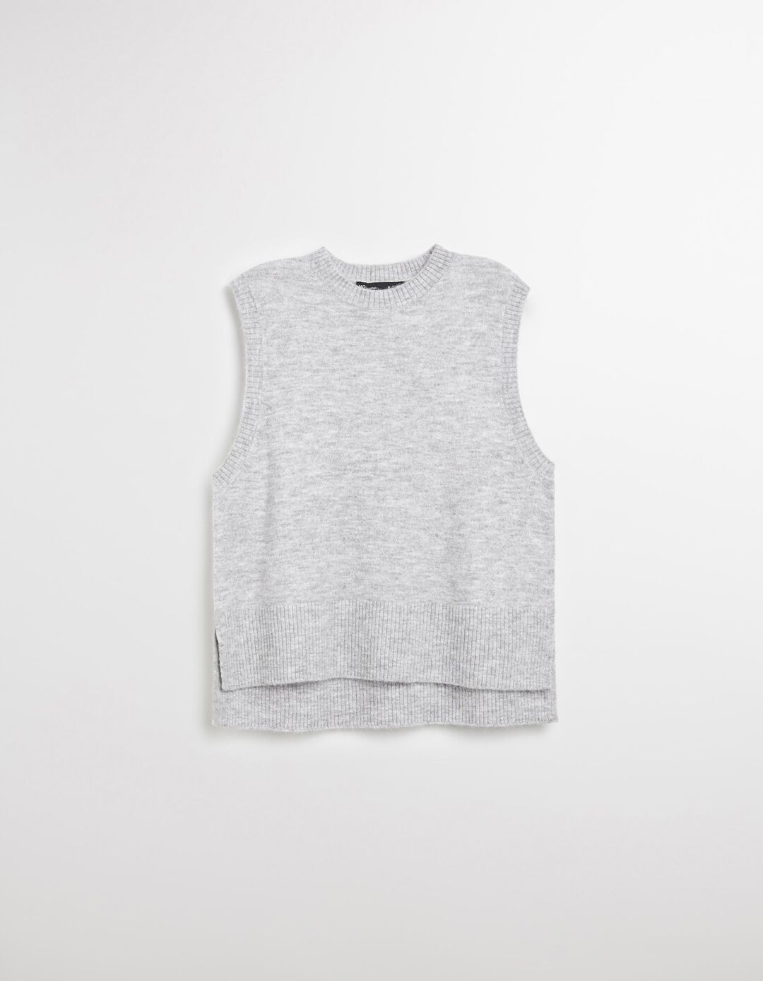 Colete de Malha, Mulher, Cinzento Claro