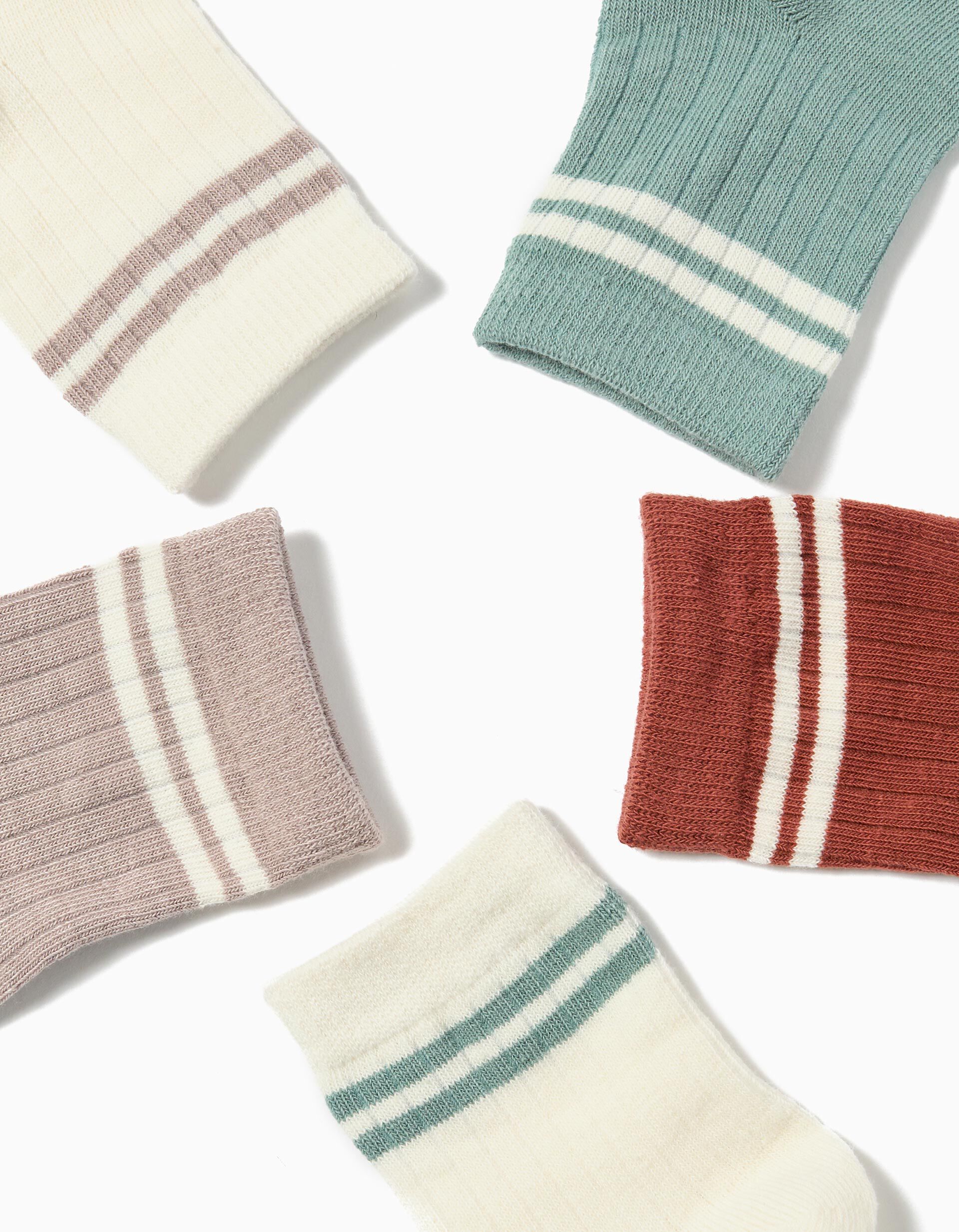 Comprar Online Pack 5 Pares de Meias, Menino, Multicolor