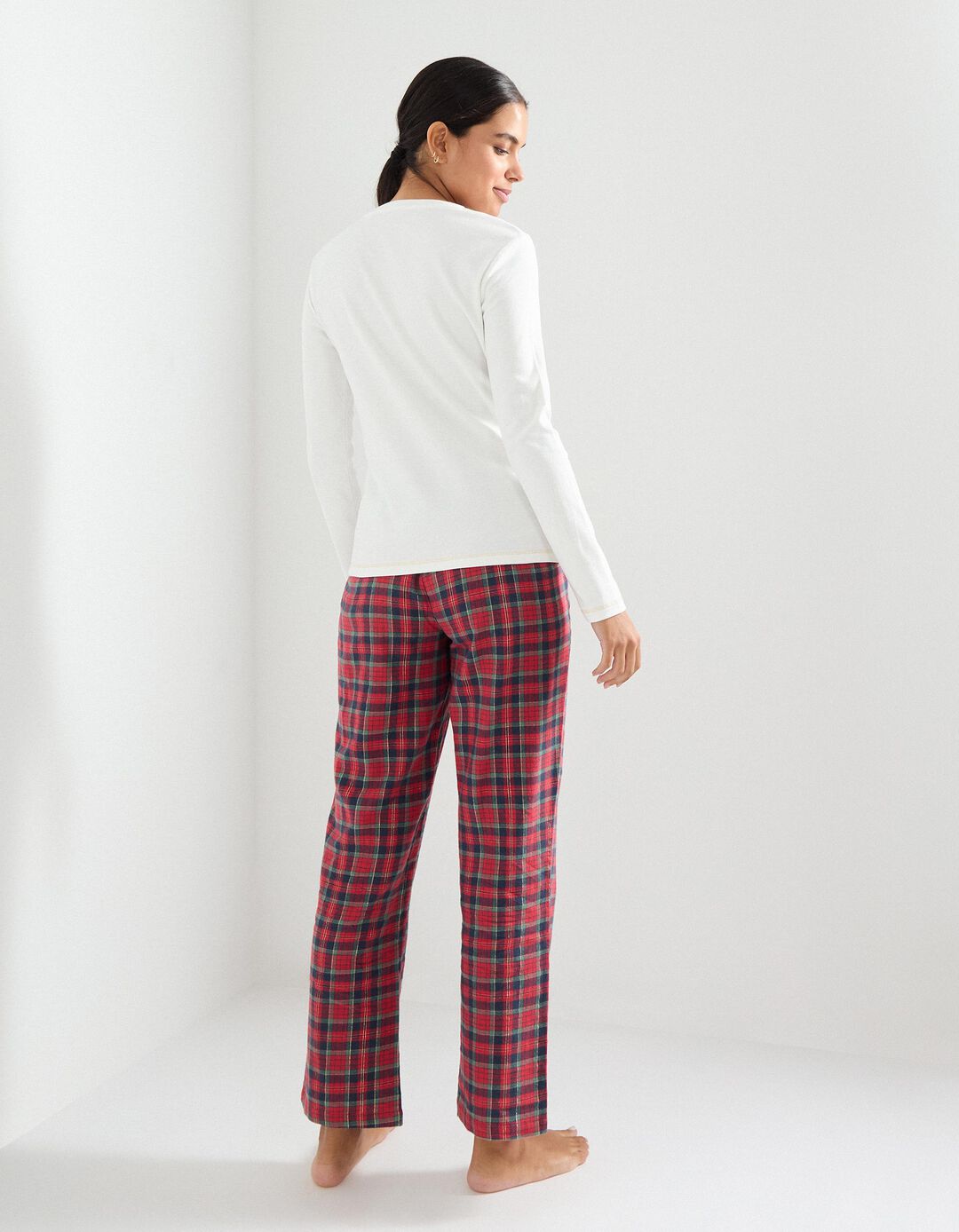 Pijama de Natal, Mulher, Branco