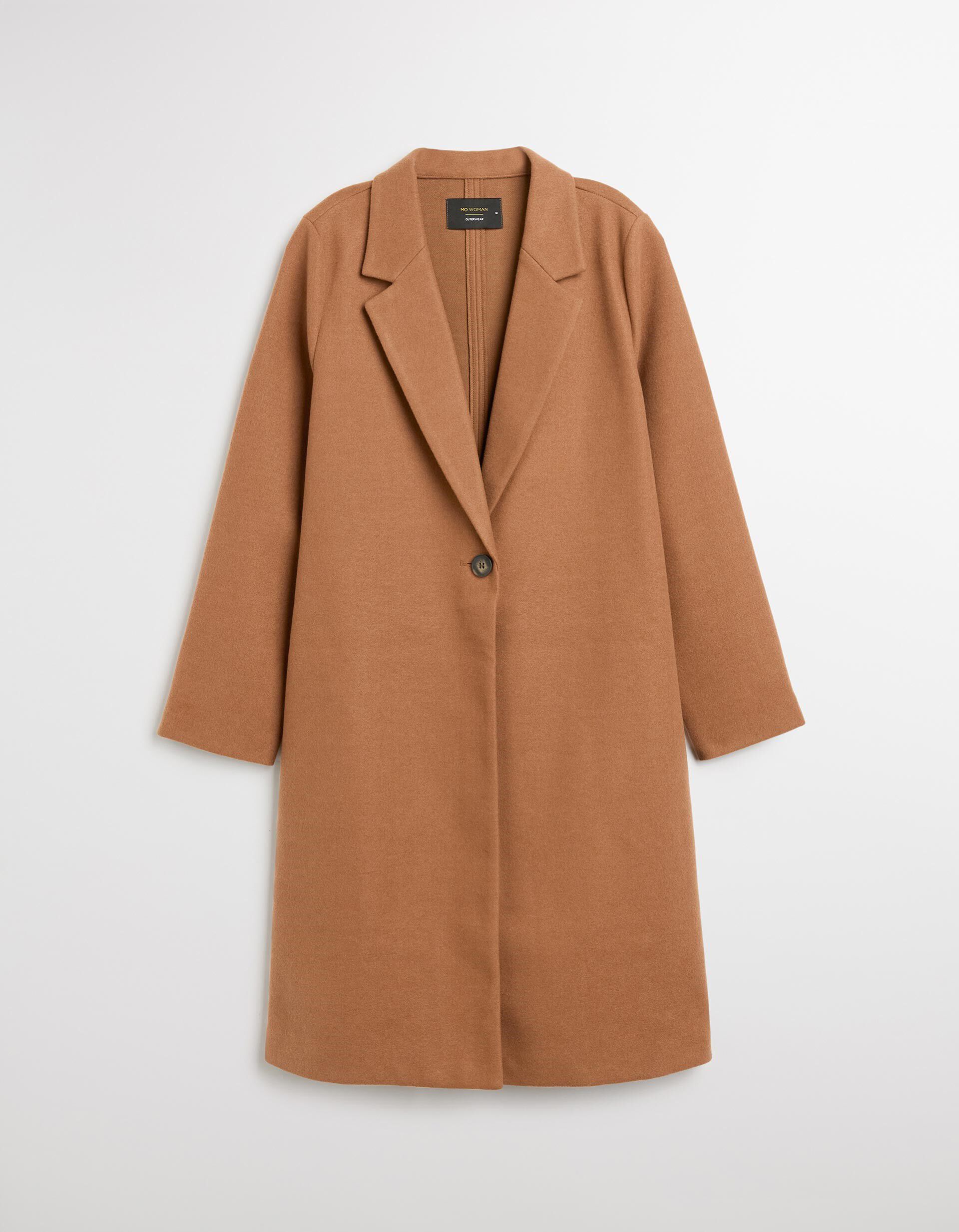 Comprar Online Casaco Comprido, Mulher, Bege 