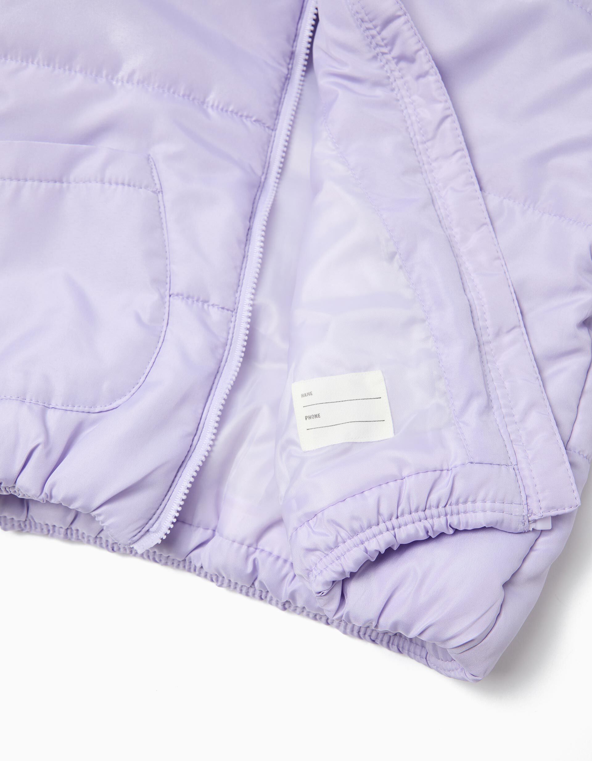 Comprar Online Casaco Acolchoado, Menina, Roxo Claro