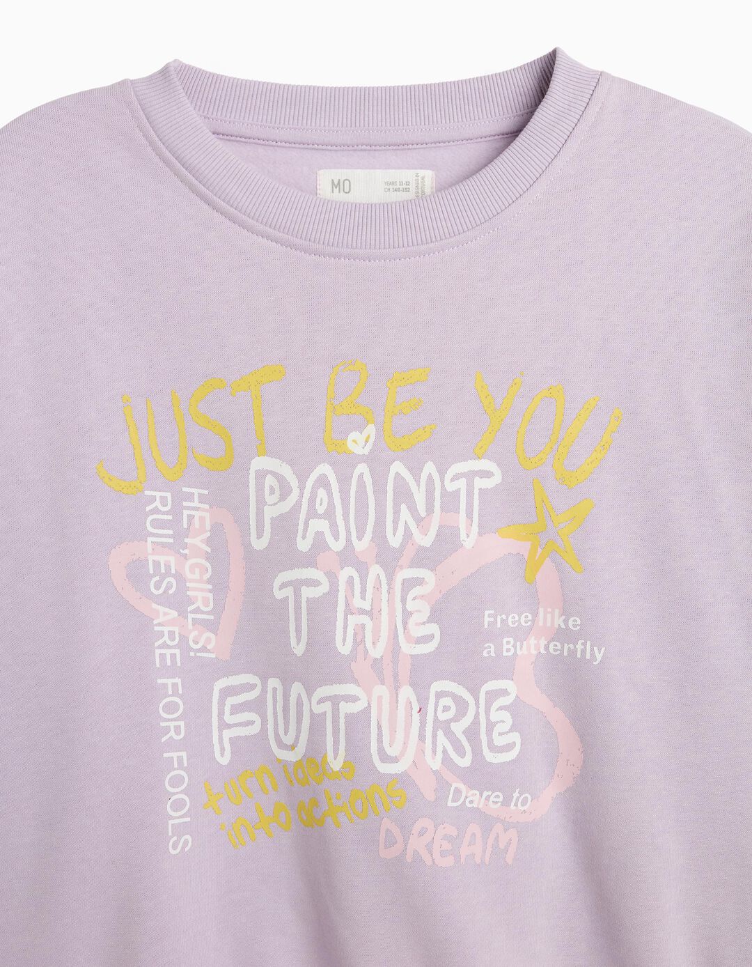 Sweatshirt De Felpa, Menina, Lil&aacute;s Escuro
