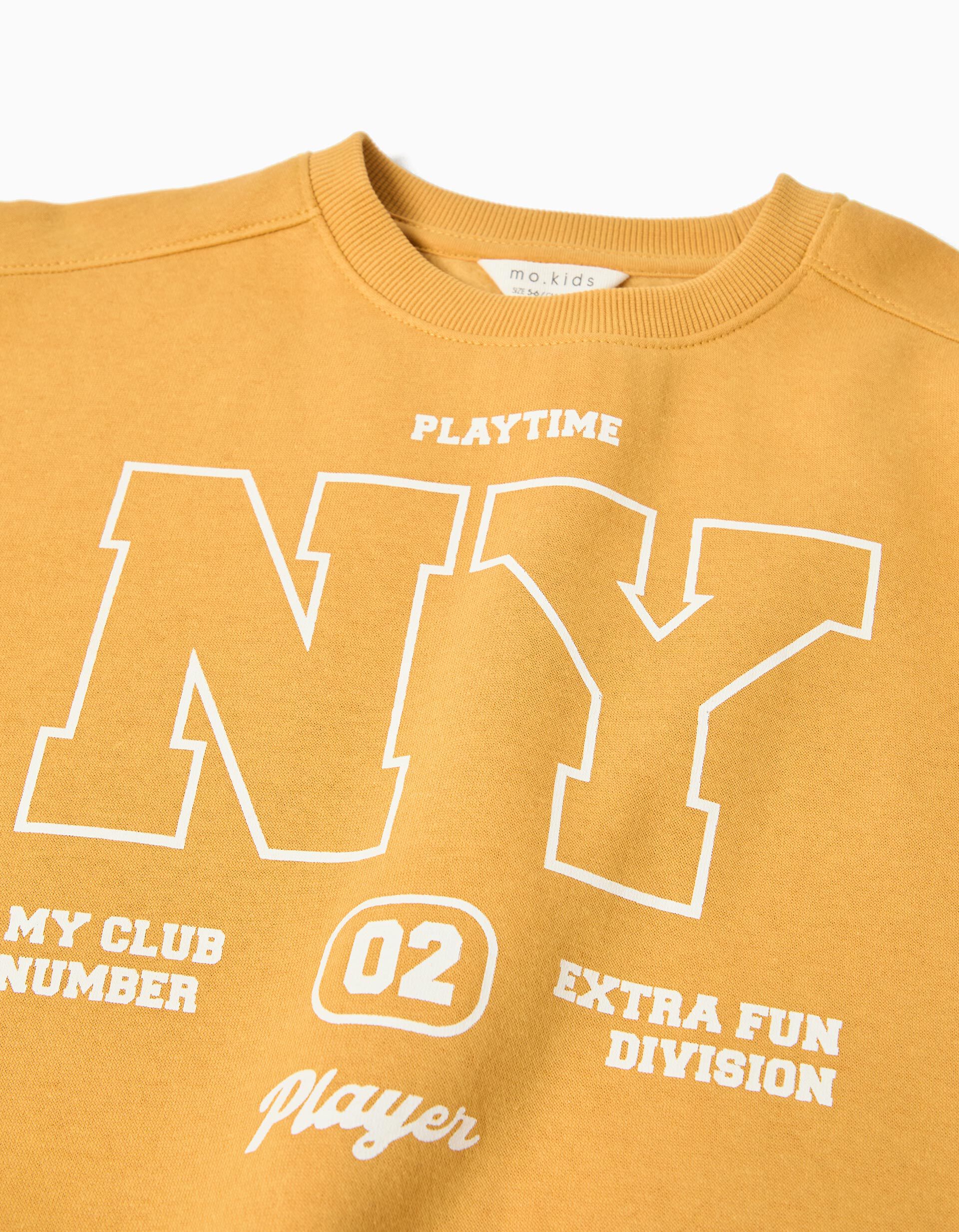 Comprar Online Sweatshirt de Felpa, Menino, Amarelo