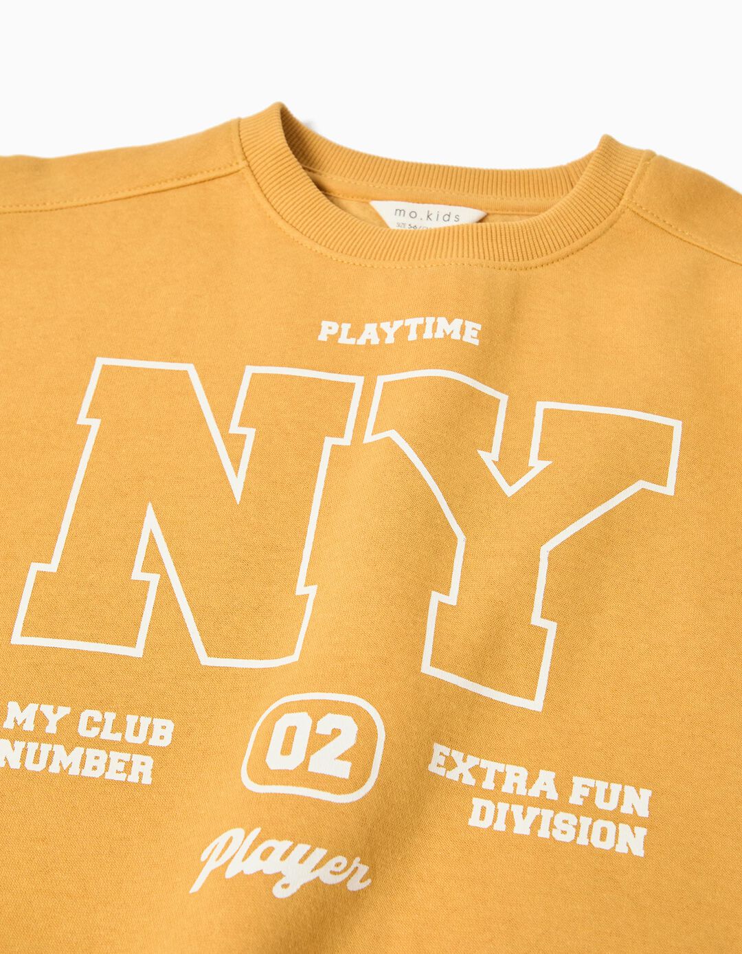 Sweatshirt de Felpa, Menino, Amarelo