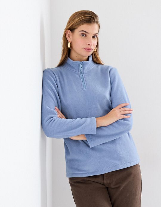 Comprar Online Camisola Polar, Mulher, Azul Claro