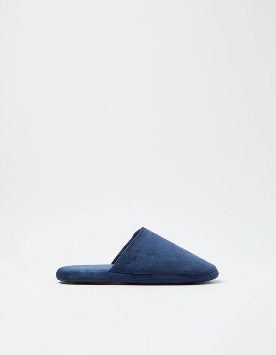 Comprar Online Chinelos de Quarto, Homem, Azul Escuro