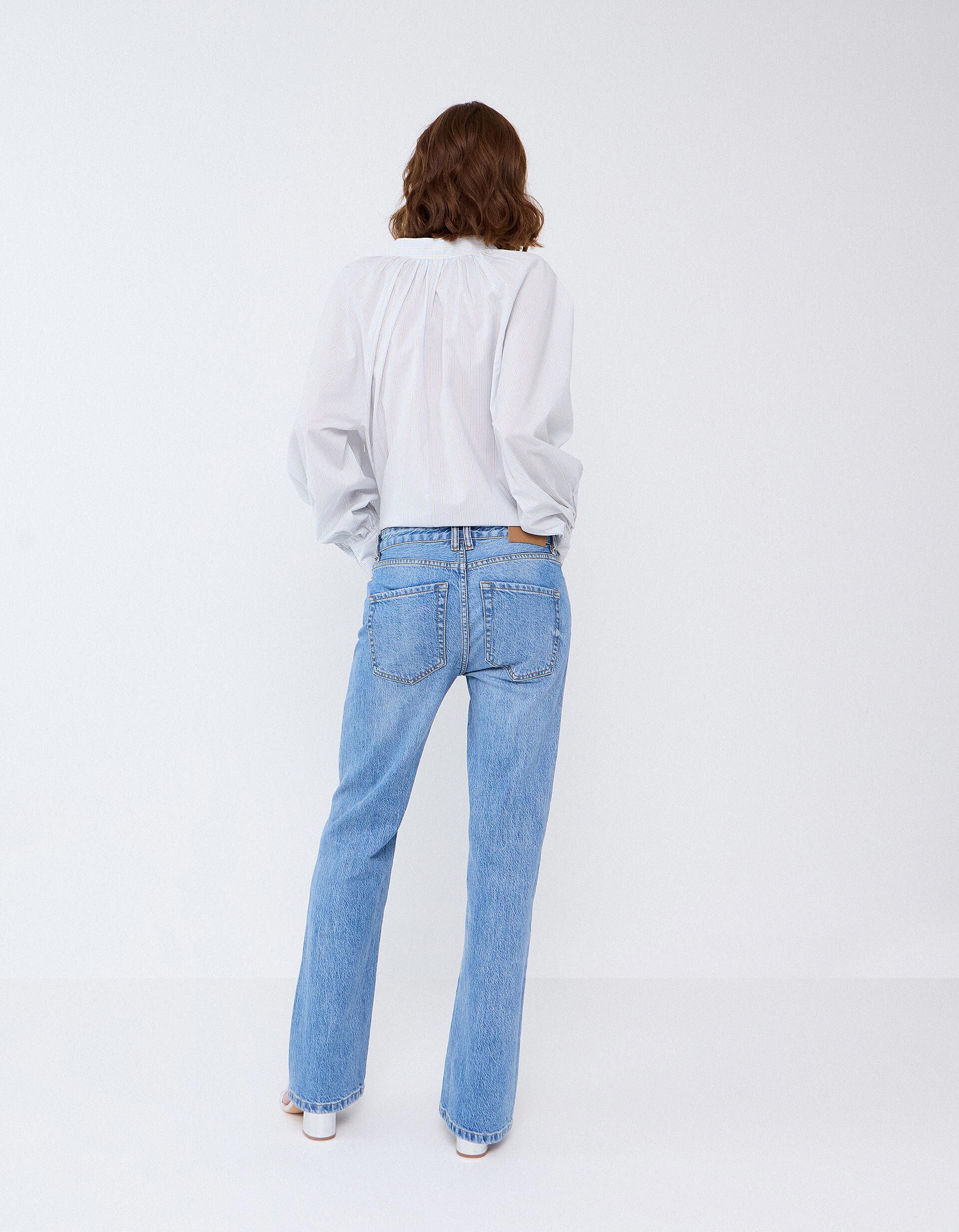 Comprar Online Cal&ccedil;as De Ganga Bootcut, Mulher, Azul