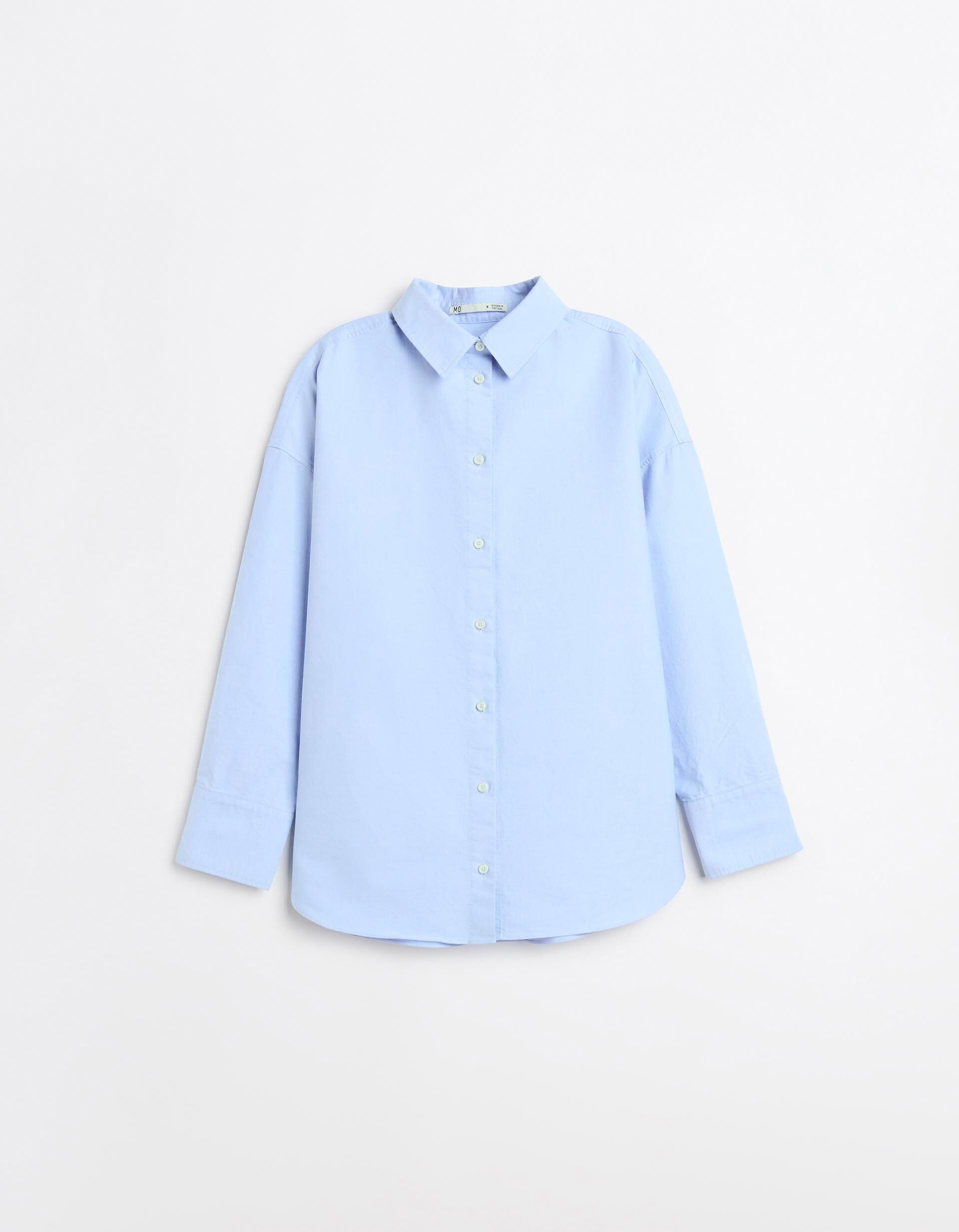 Comprar Online Camisa Oxford, Mulher, Azul