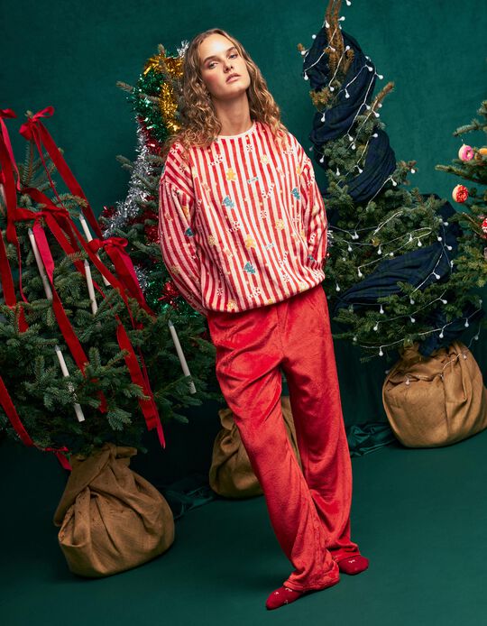 Comprar Online Pijama De Natal, Mulher, Vermelho Escuro
