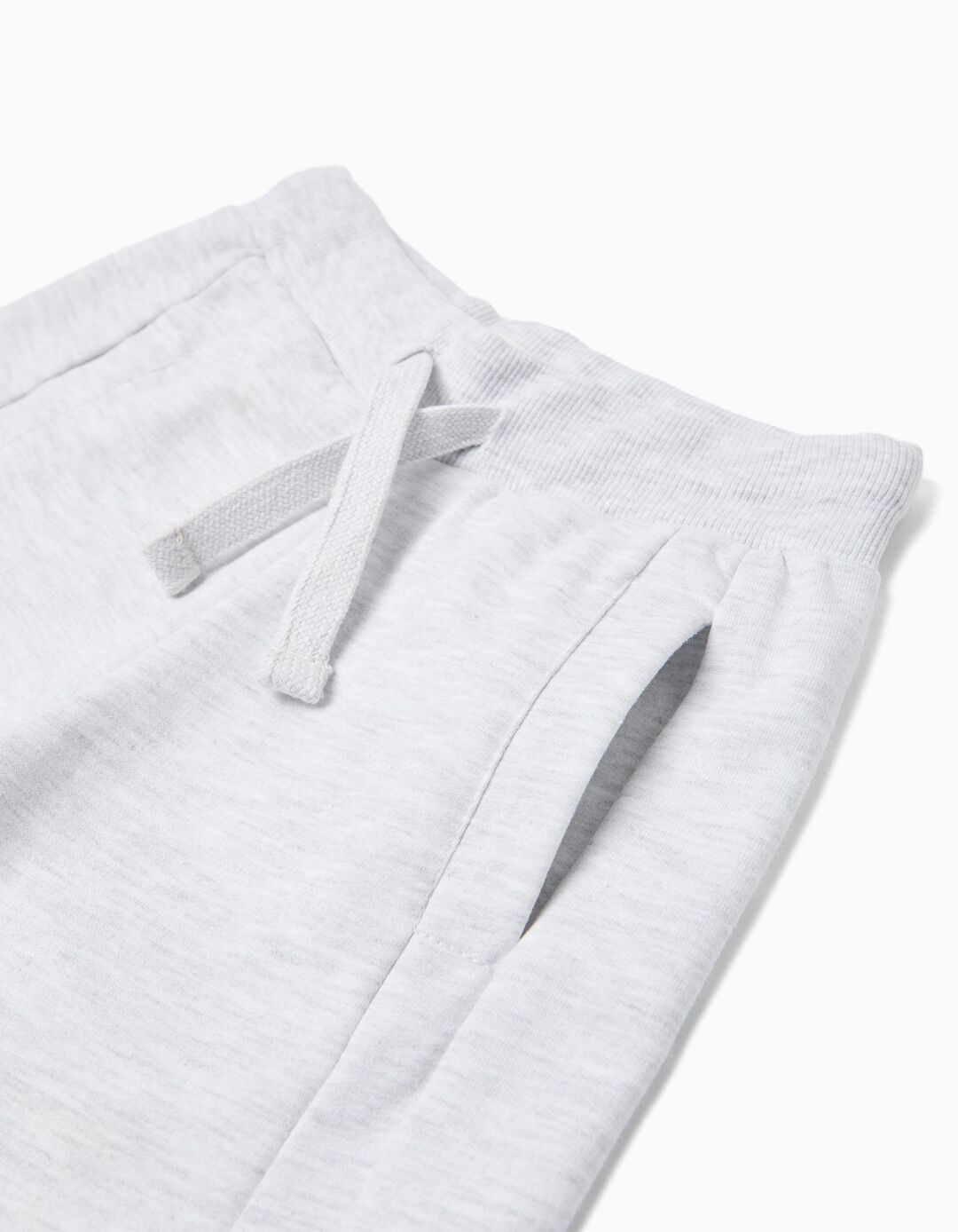 Cal&ccedil;as de Jogging, Menino, Cinzento Claro