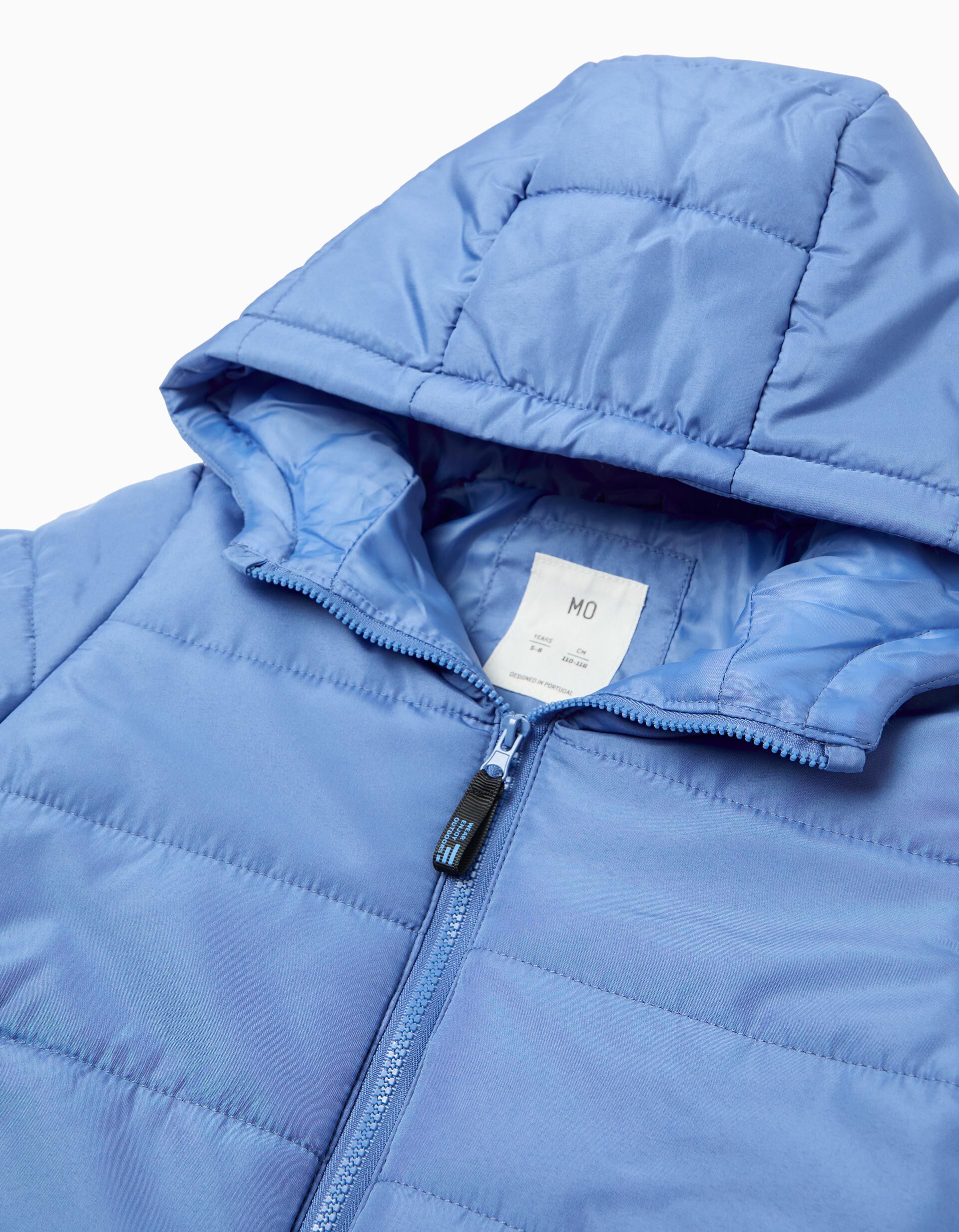 Comprar Online Casaco Acolchoado com Capuz, Menino, Azul