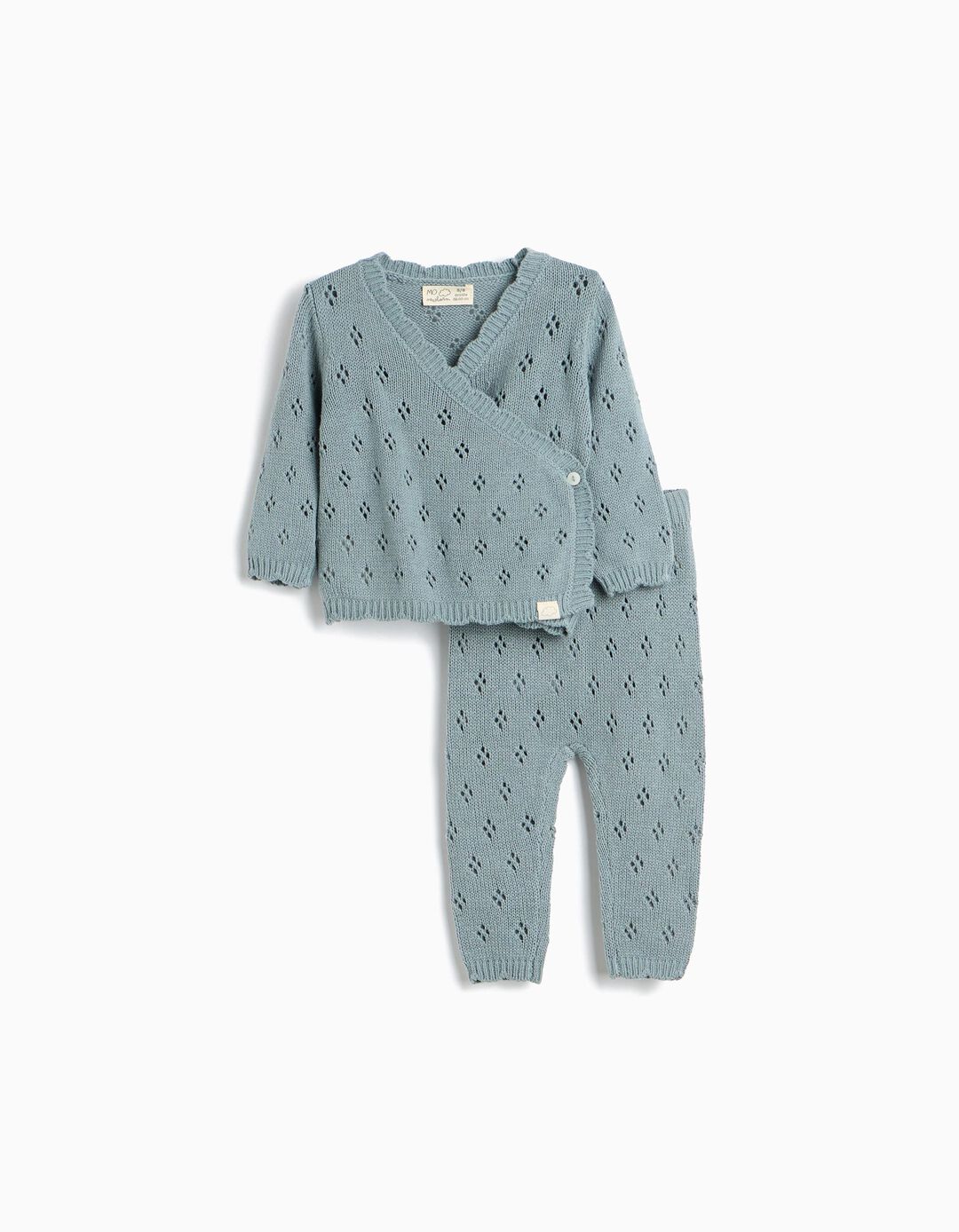 Conjunto de Malha, Menina, Azul