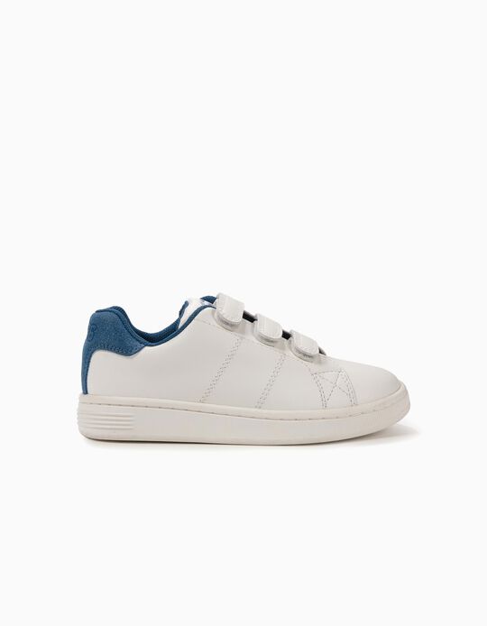 Sapatilhas para Menino 'ZY 1996' com Velcro, Branco e Azul