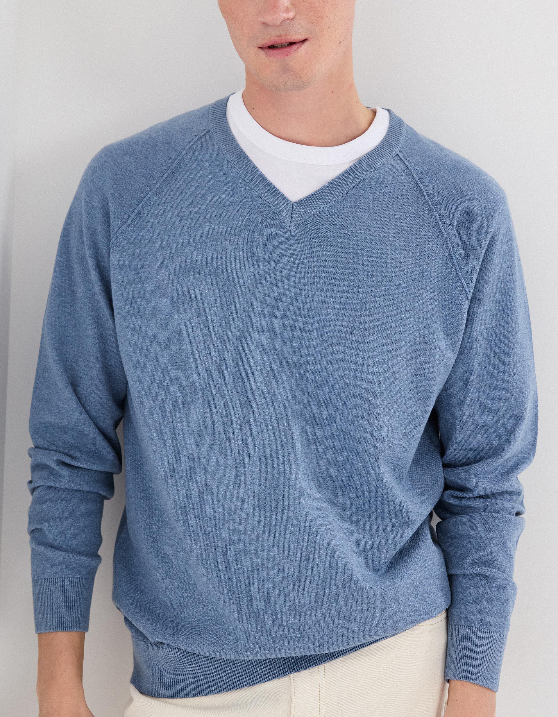 Comprar Online Camisola de Malha, Homem, Azul