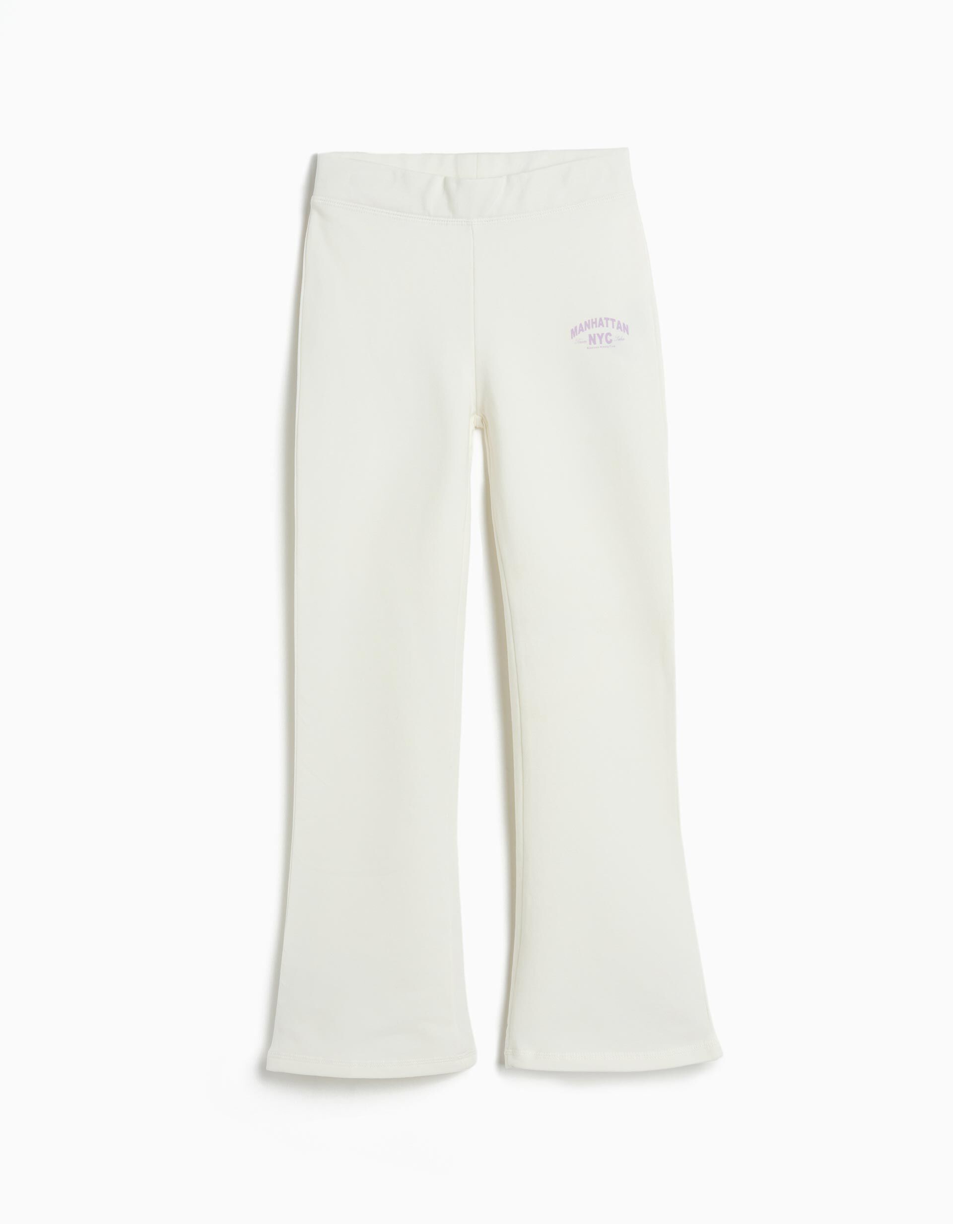 Comprar Online Leggings Flare, Menina, Branco