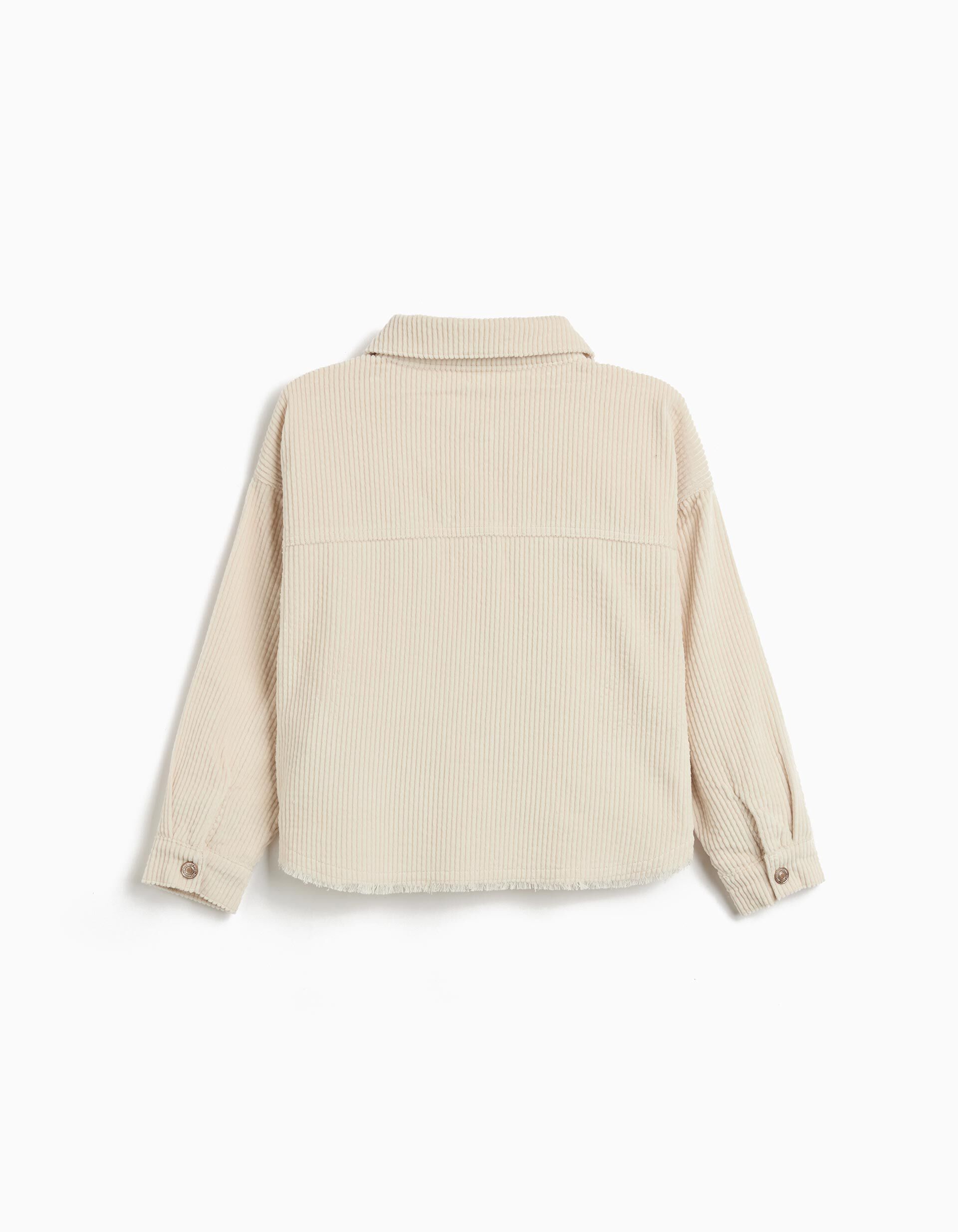 Comprar Online Sobrecamisa, Menina, Bege Claro 