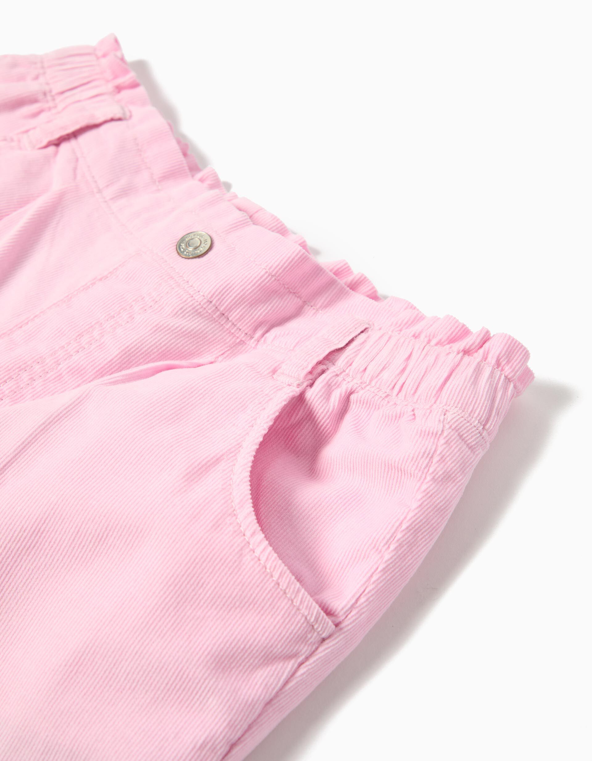 Comprar Online Cal&ccedil;as Paperbag, Menina, Rosa