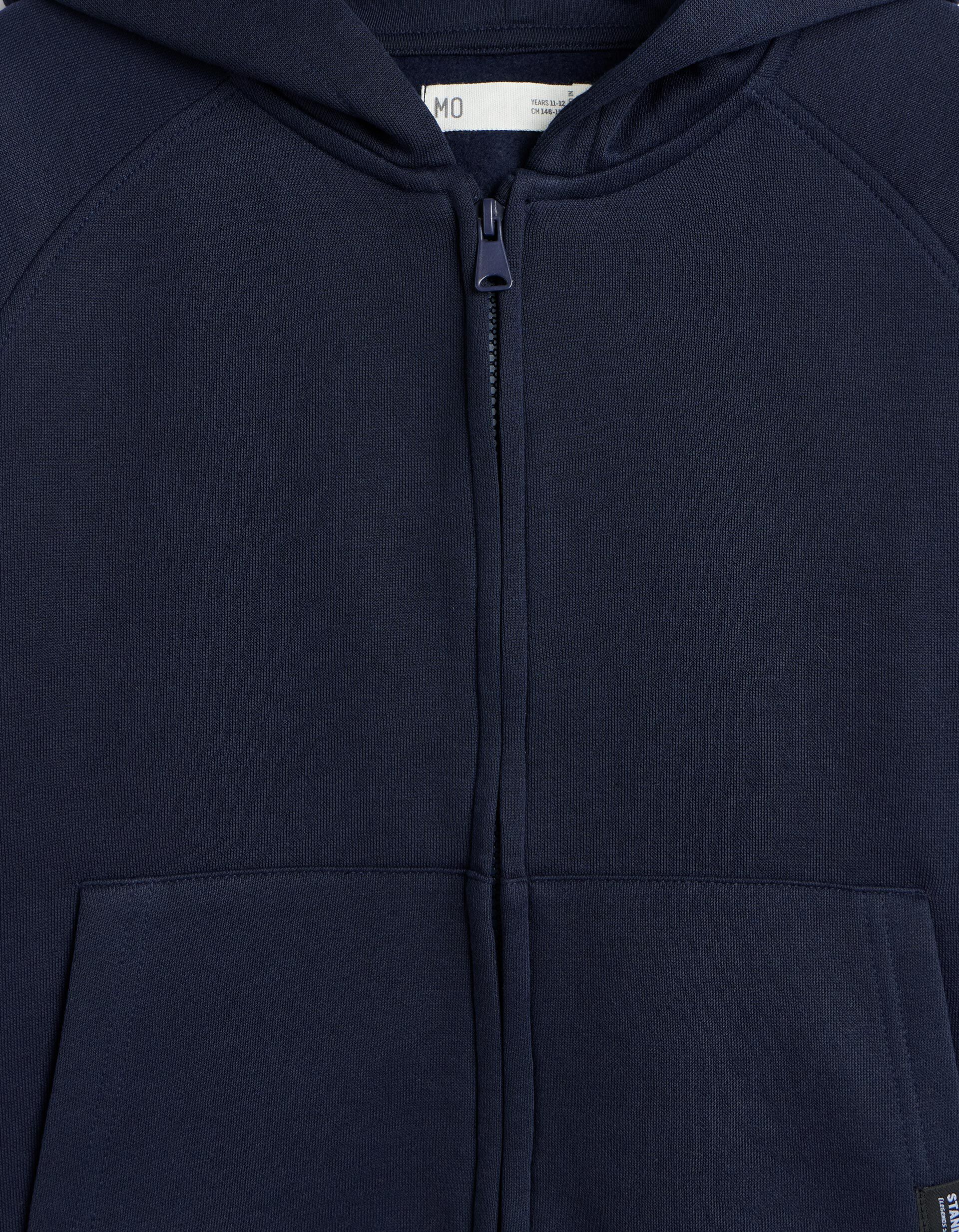 Comprar Online Casaco De Felpa Com Capuz, Menino, Azul Escuro