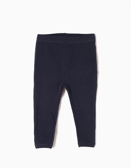 Basic Leggings, Blue