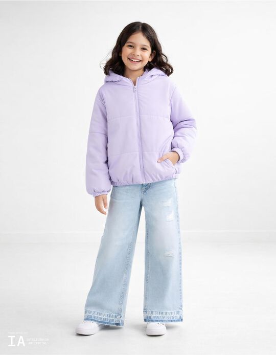 Comprar Online Casaco Acolchoado, Menina, Roxo Claro