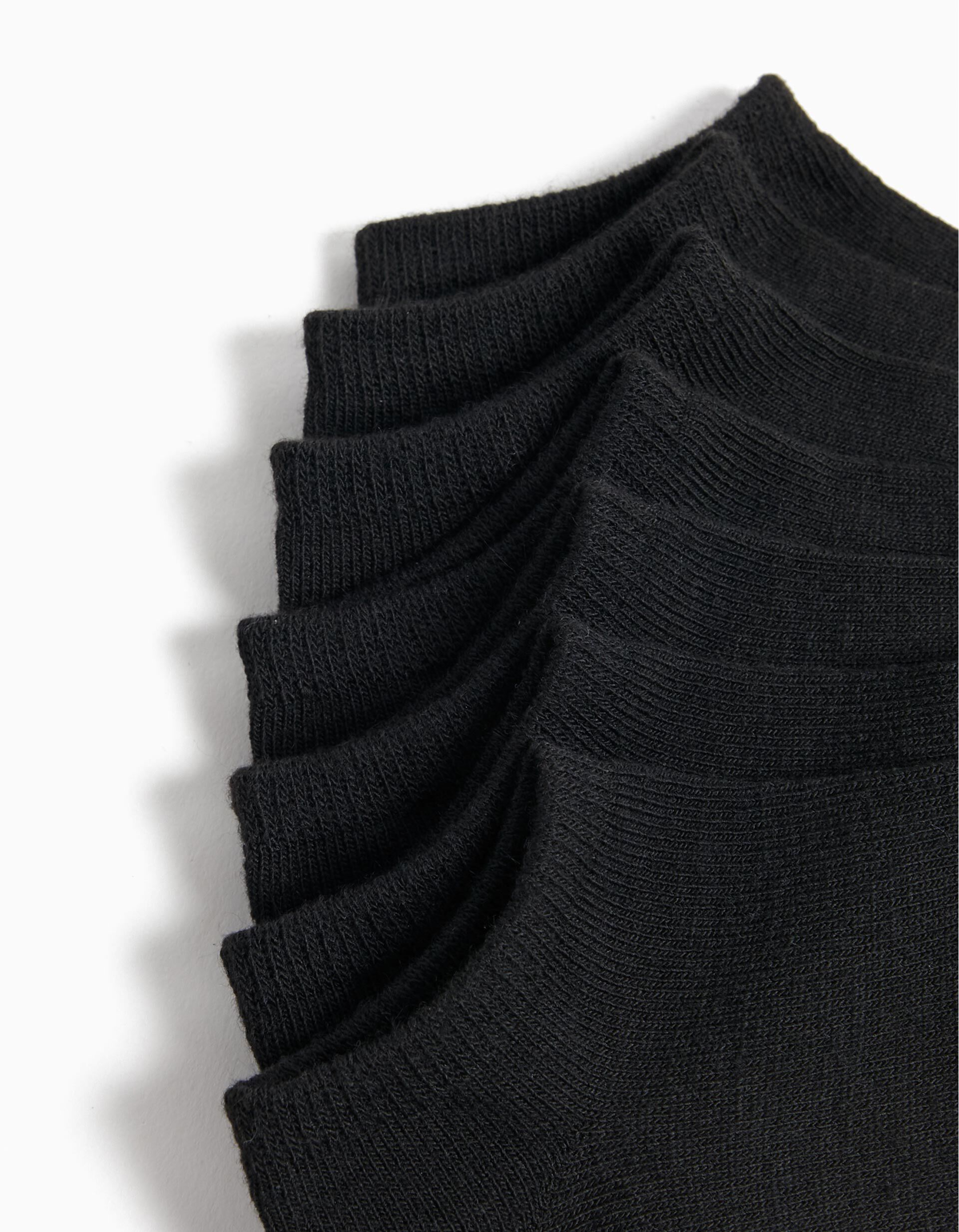 Comprar Online 7 Pairs of Ankle Socks Pack, Boys, Black