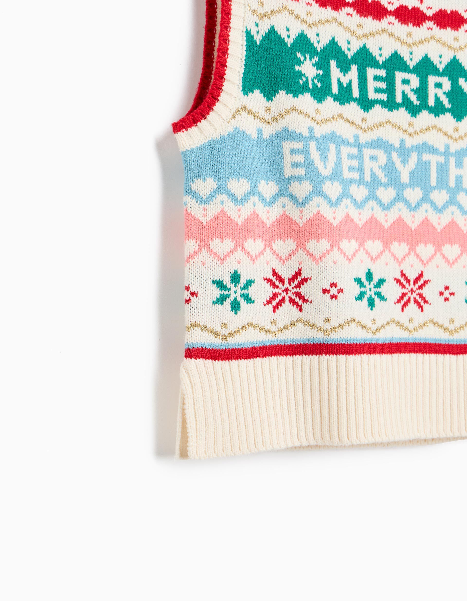 Comprar Online Colete De Natal, Menina, Cru