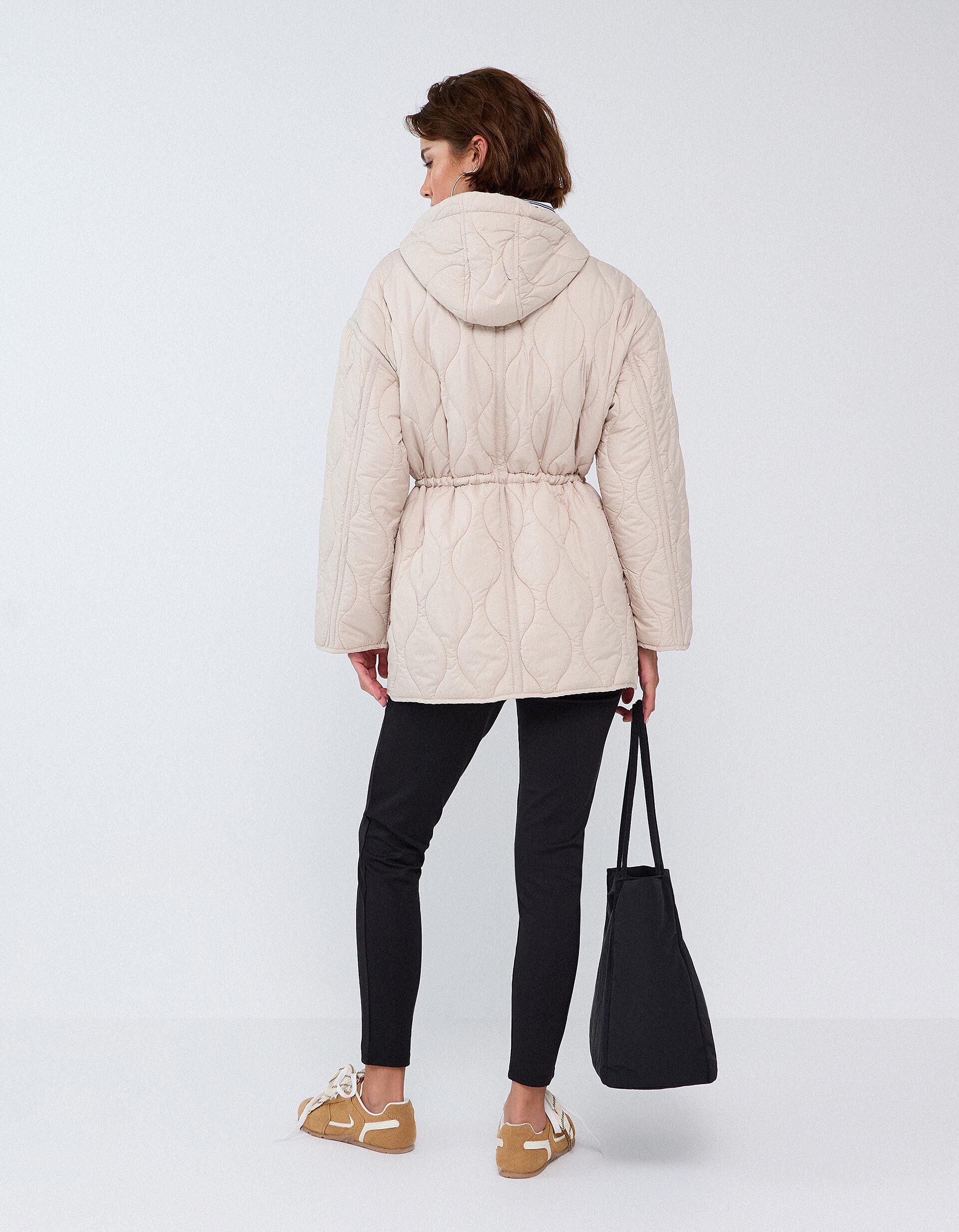 Comprar Online Blus&atilde;o Acolchoado, Mulher, Bege