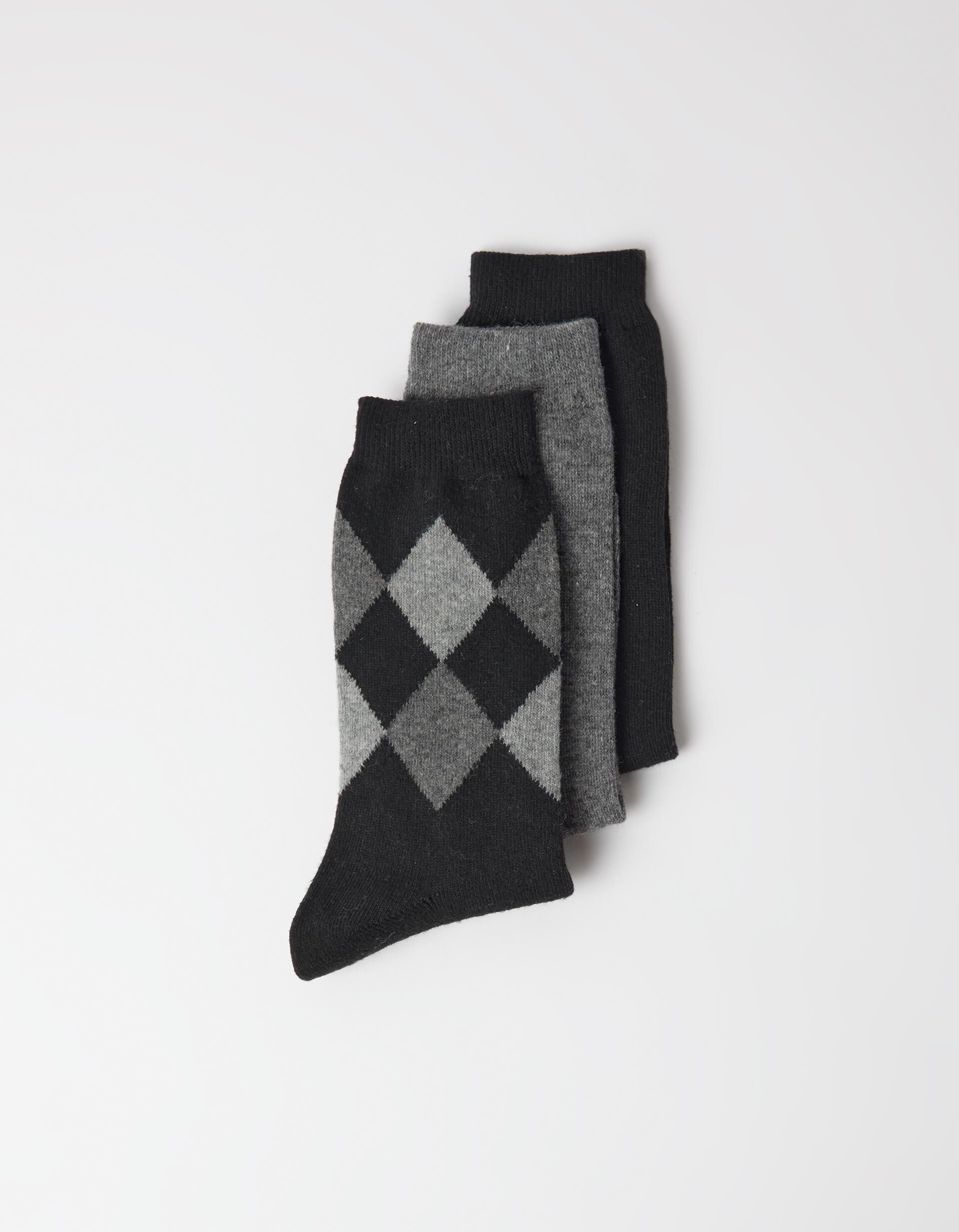 Comprar Online Pack 3 Pares De Meias, Homem, Preto