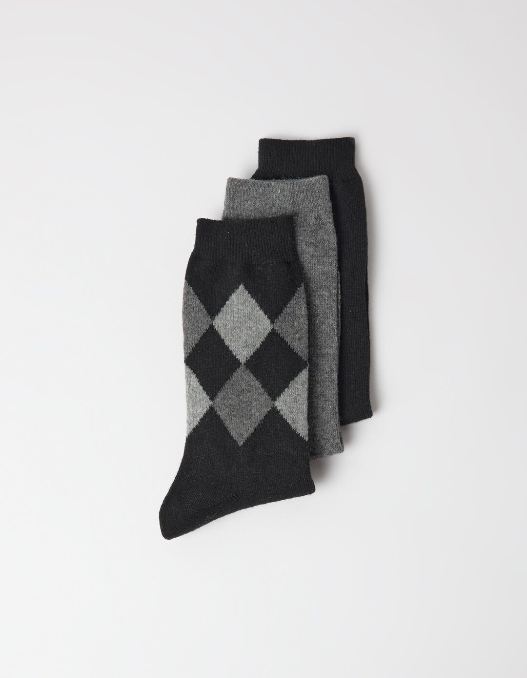 Pack 3 Pares De Meias, Homem, Preto