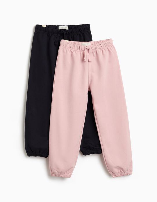 Comprar Online Pack 2 Calças de Felpa, Menina, Azul
