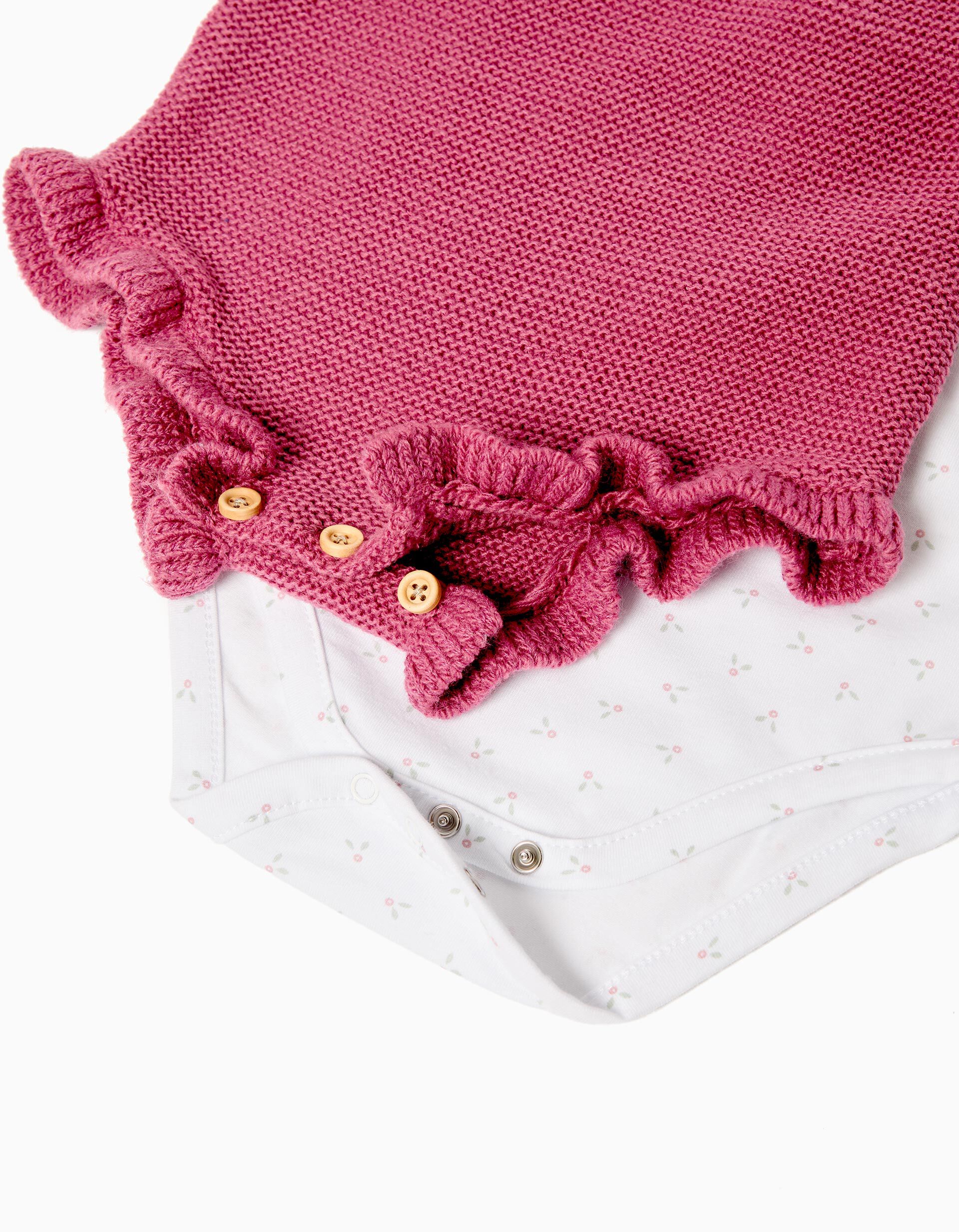 Comprar Online Conjunto Body e Macac&atilde;o, Rec&eacute;m-Nascido, Roxo