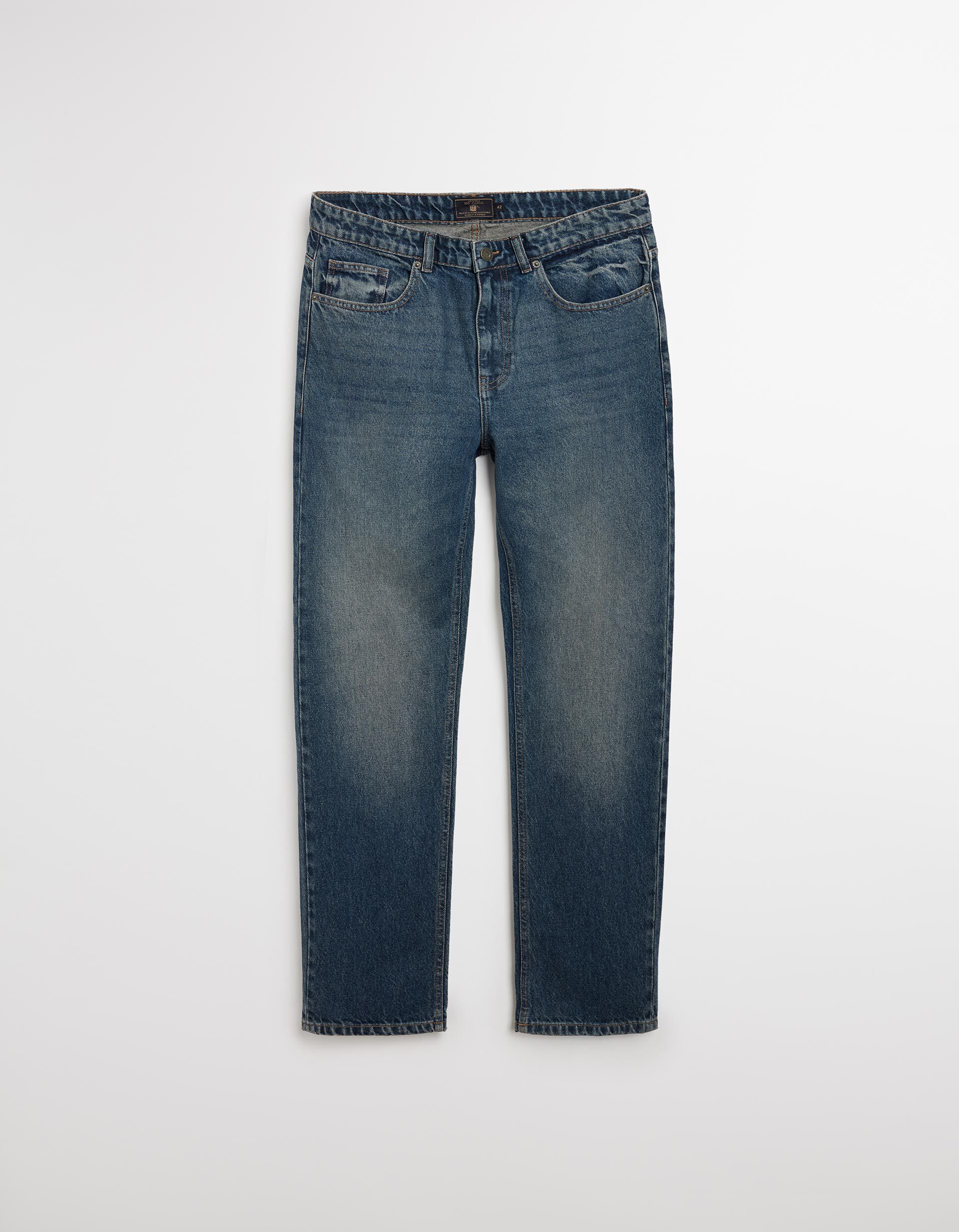 Comprar Online Cal&ccedil;as de Ganga 'Relaxed Fit', Homem, Azul Escuro