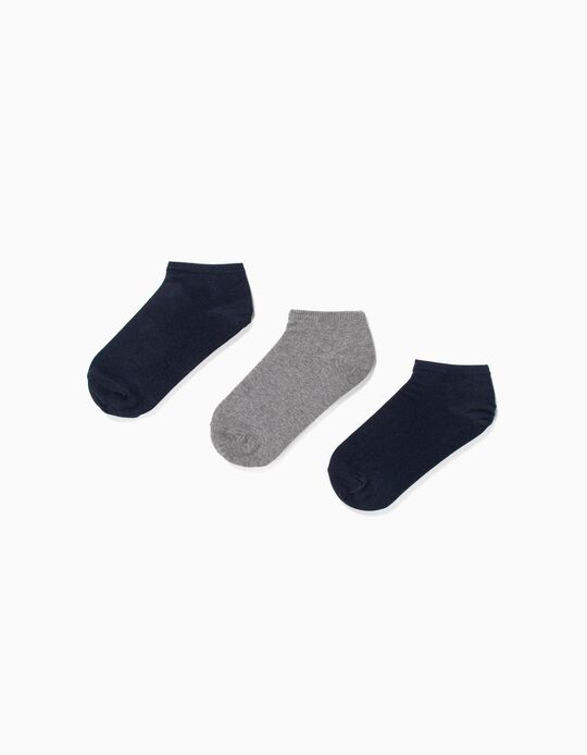 Pack of 3 Pairs of Ankle Socks