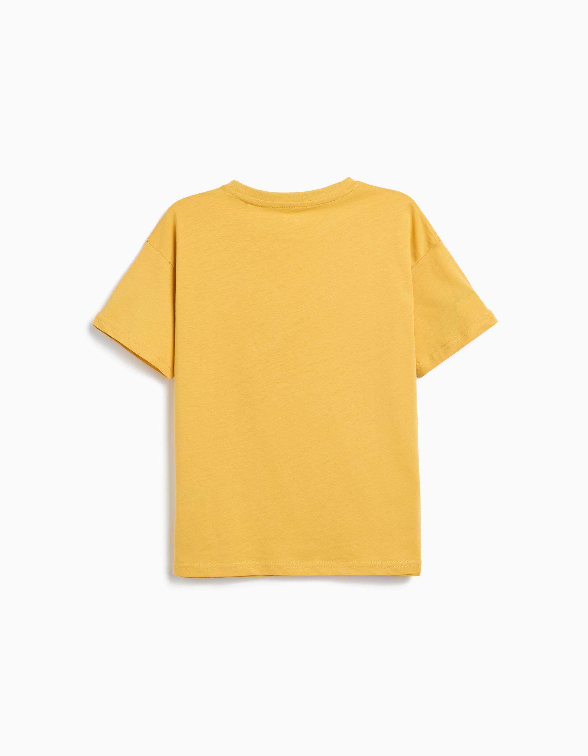 Comprar Online T-shirt Print, Menino, Amarelo Escuro
