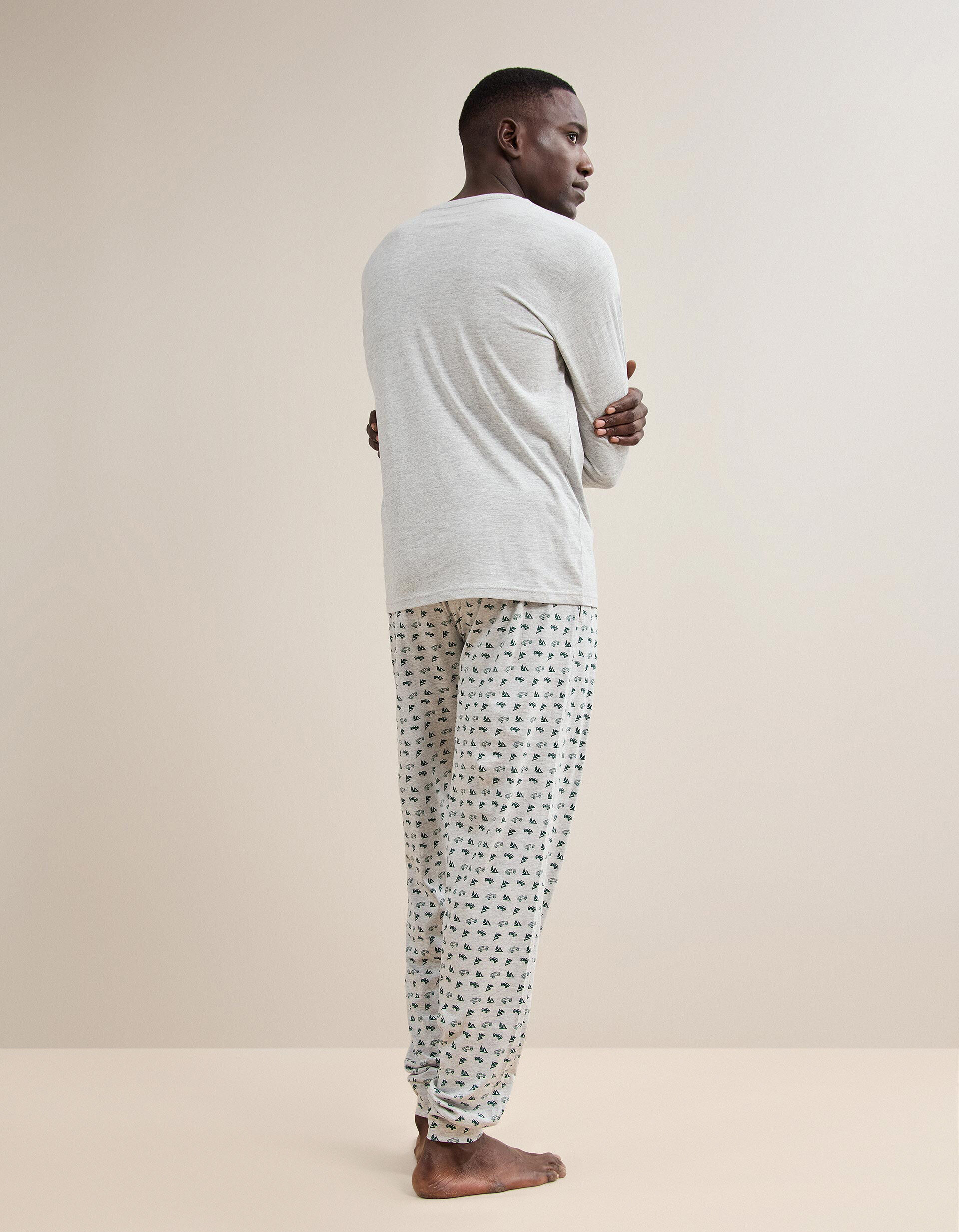 Comprar Online Pijama Jersey, Homem, Cinzento