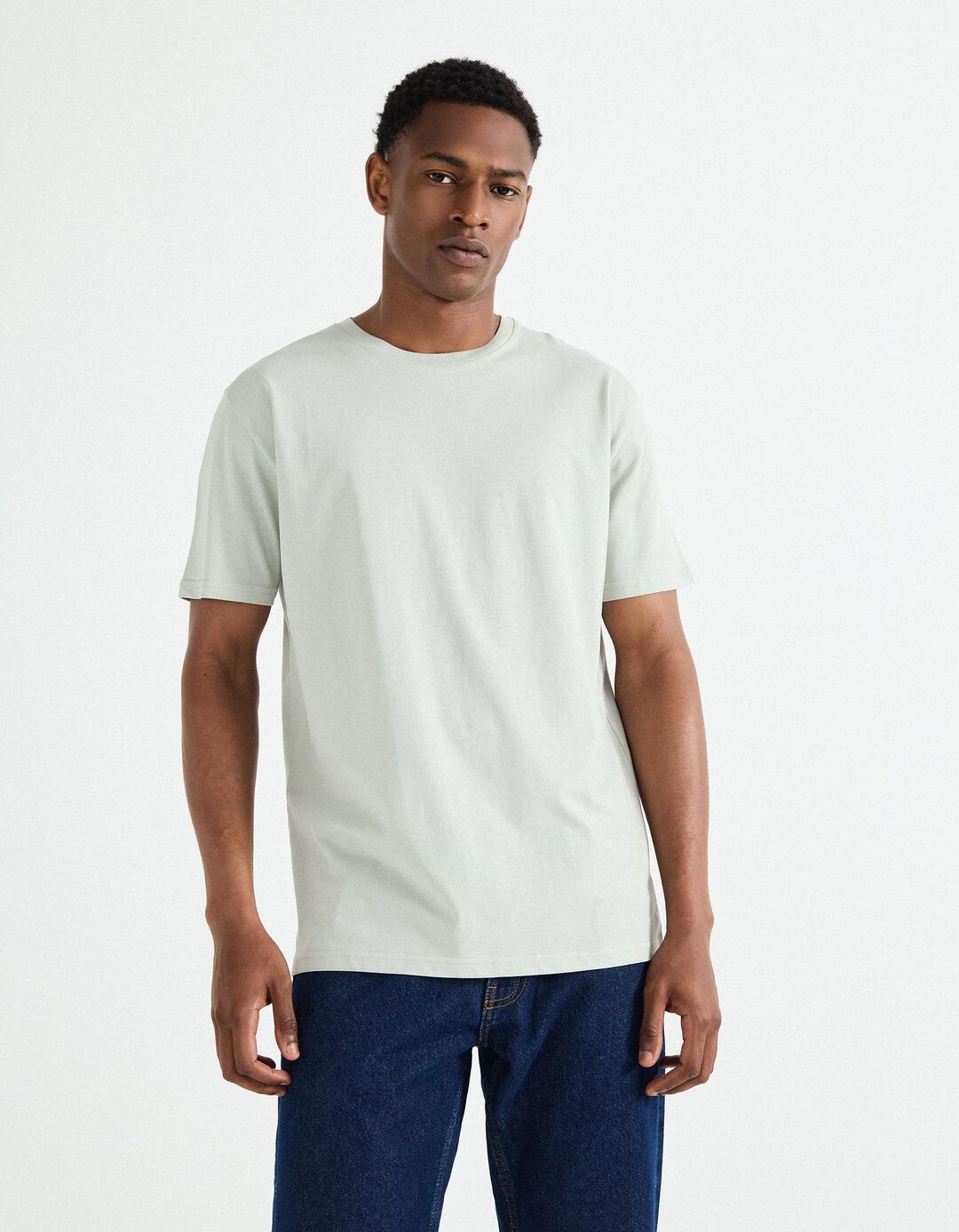 T-shirt, Homem, Verde Claro