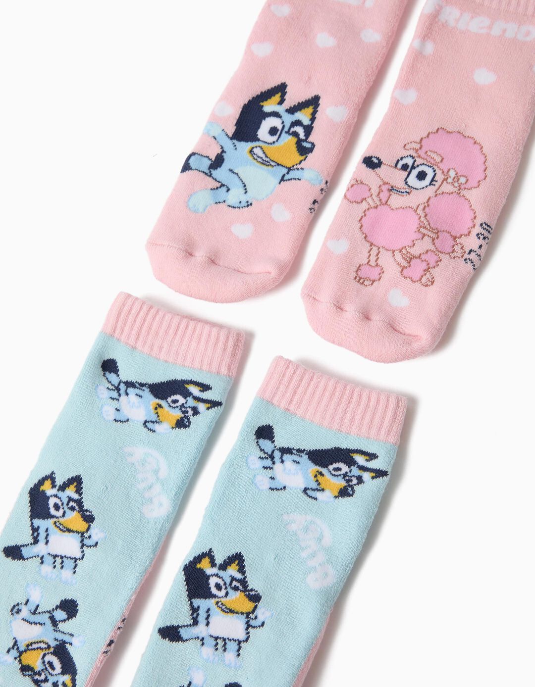 Pack 2 Pares de Meias 'Bluey', Menina, Multicolor