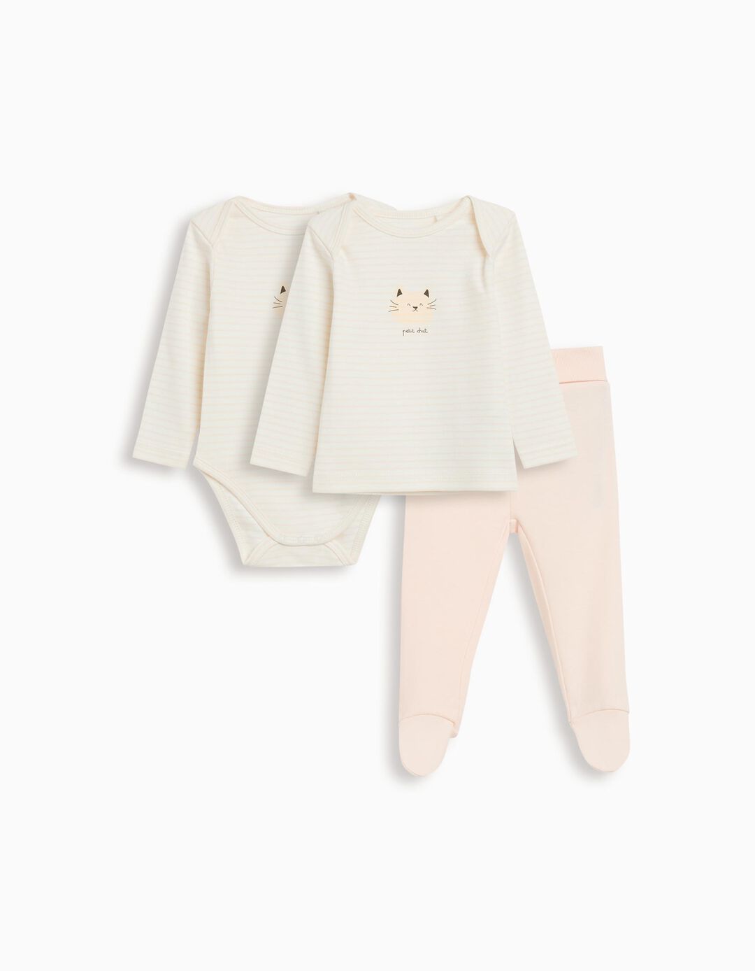 Conjunto 3 Peças, Menina, Multicor
