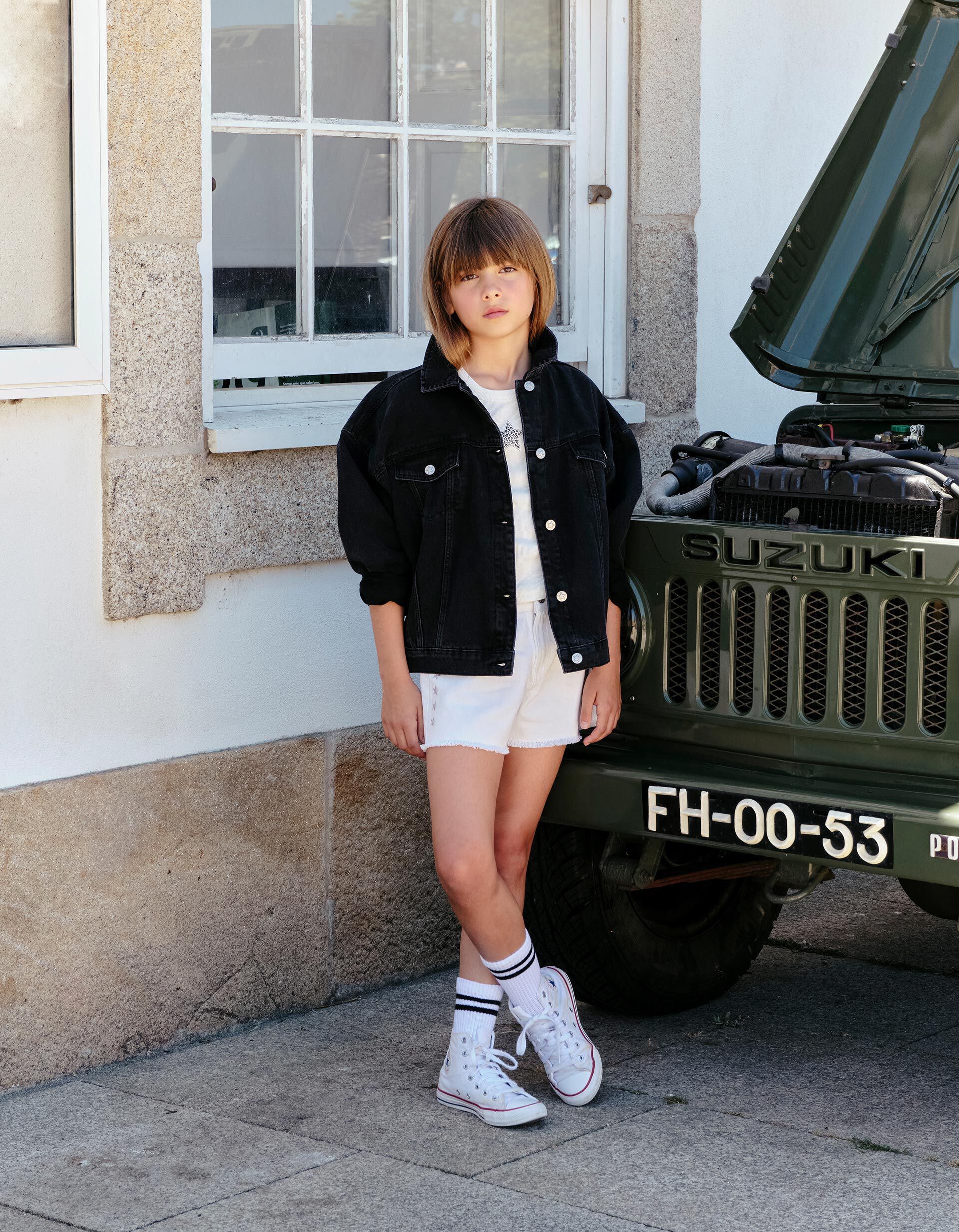 Comprar Online Casaco De Ganga, Menina, Preto