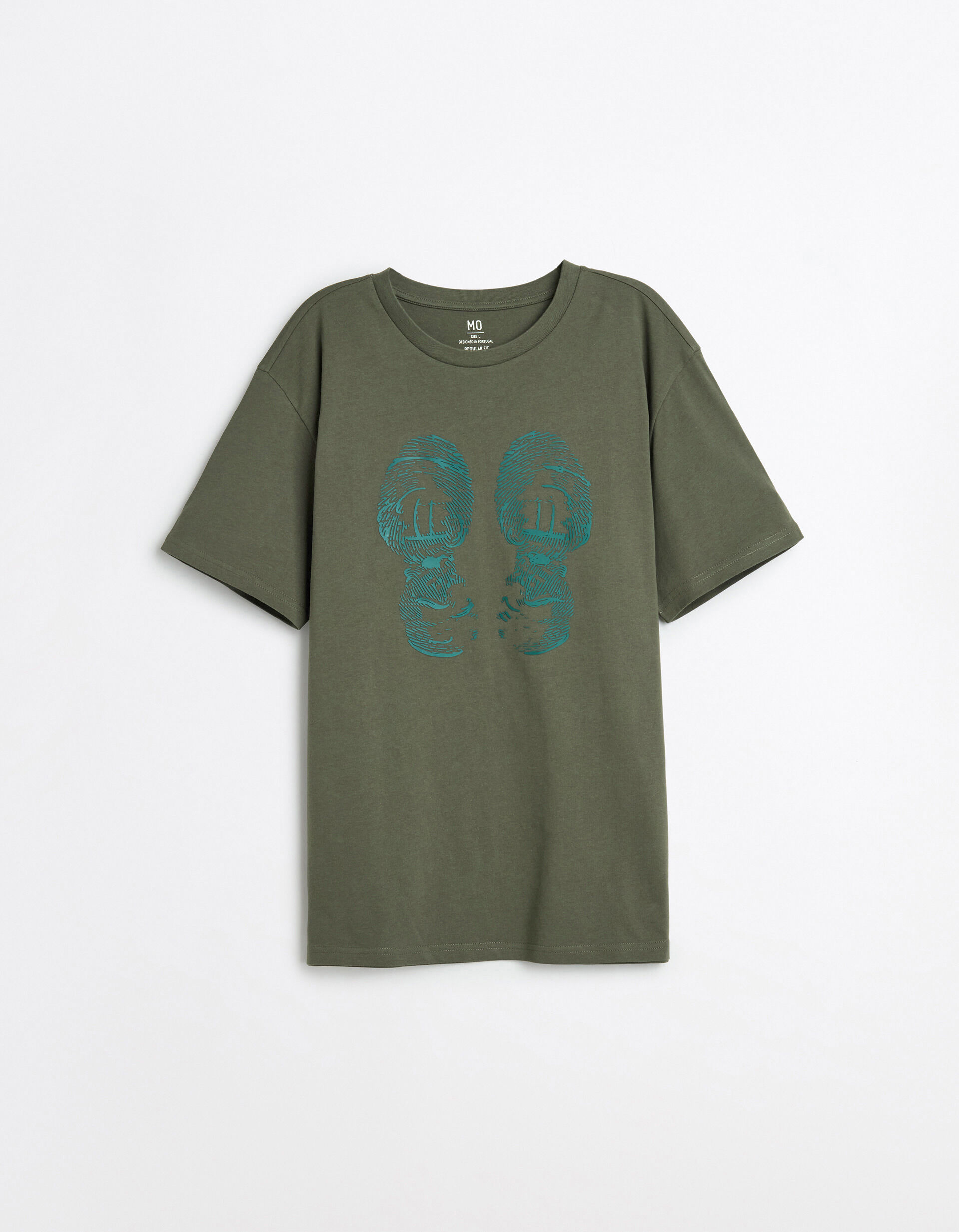 Comprar Online T-shirt, Homem, Verde Escuro
