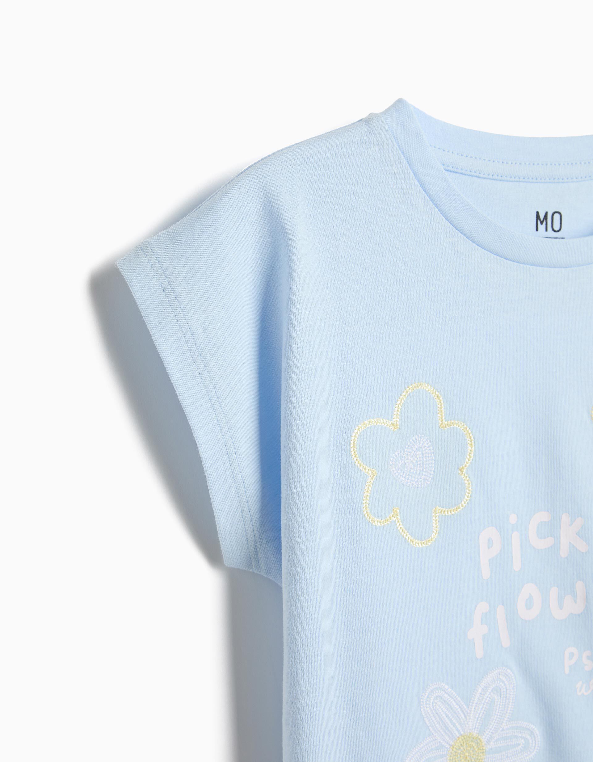 Comprar Online T-shirt Estampada, Menina, Azul Claro