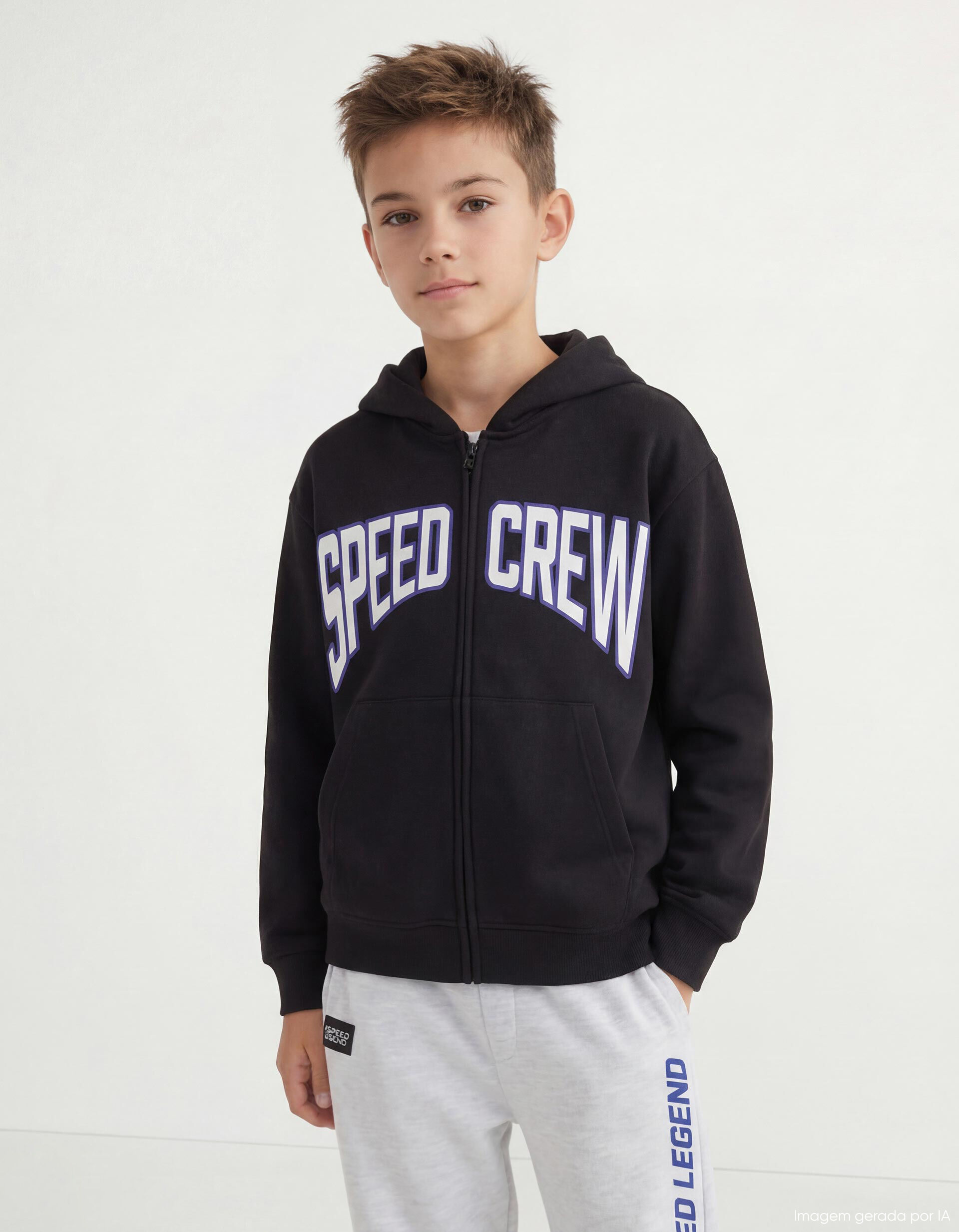 Comprar Online Casaco com Capuz, Menino, Preto