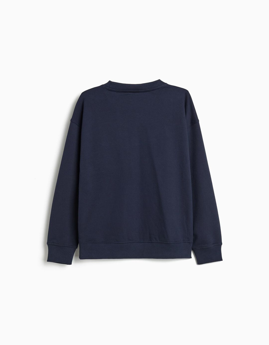 Sweatshirt de Felpa, Menino, Azul Escuro