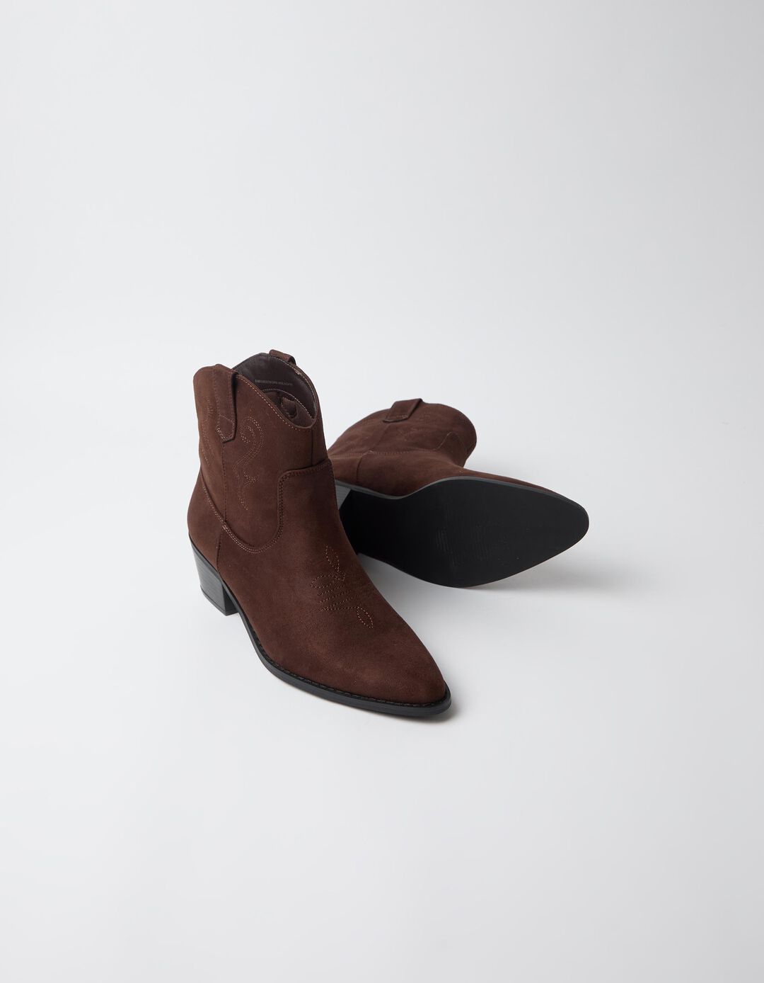 Botas Estilo Country, Mulher, Castanho